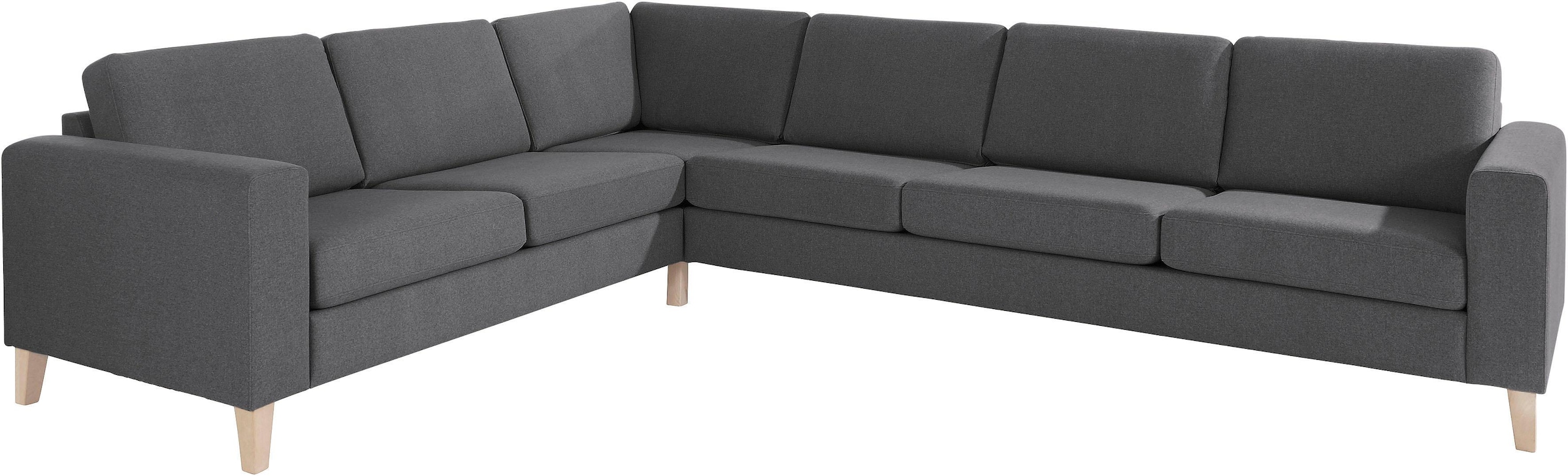 ATLANTIC home collection Ecksofa, mit rechts oder BAUR | Schenkel montierbar langer Wellenunterfederung, links kaufen