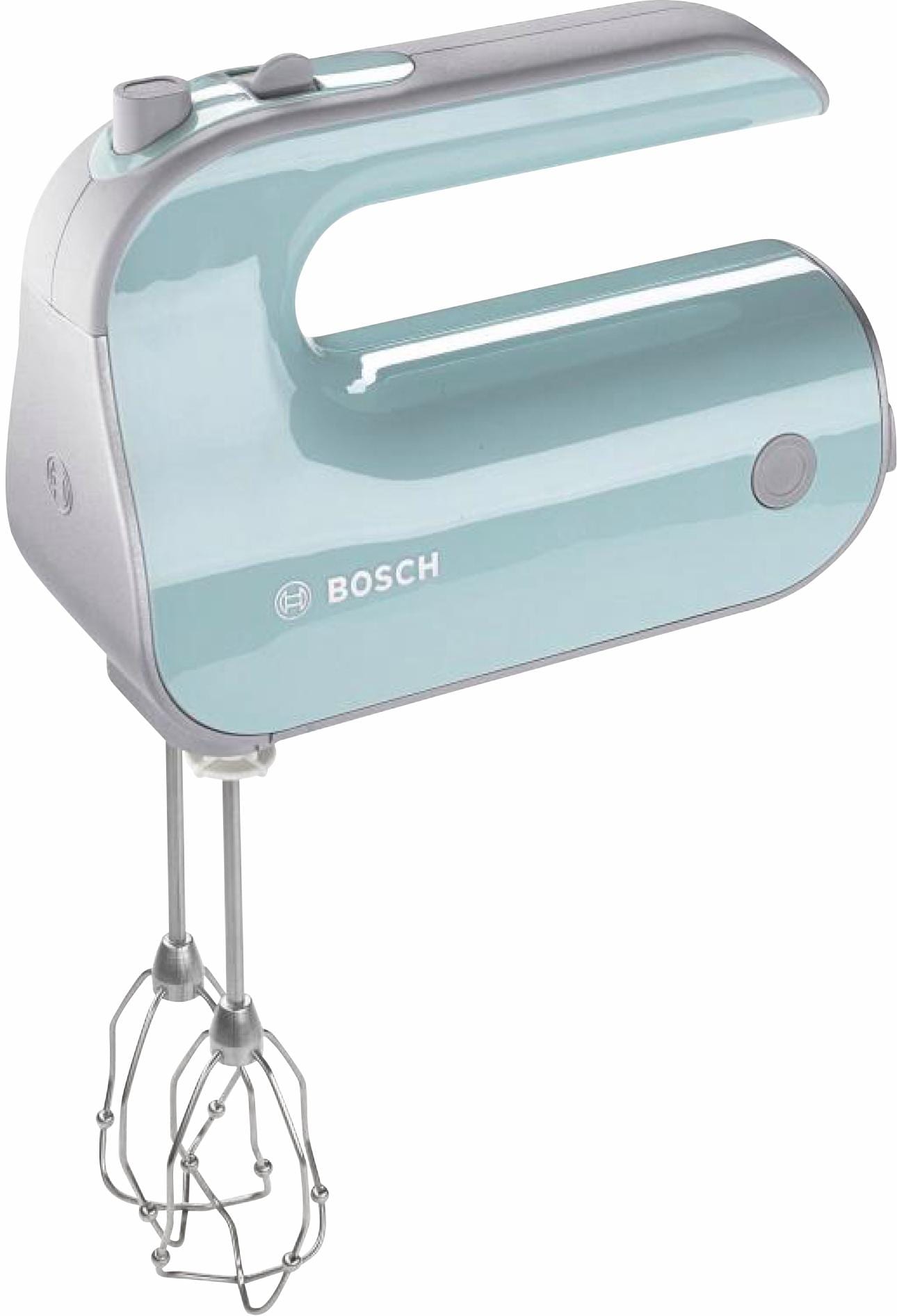 BOSCH Handmixer »Styline MFQ40302, Edelst. Rührbesen/Knethaken, 5 Stufen, türkis«, 500 W, Turbostufe, leichtes Gehäuse, Made in Europe