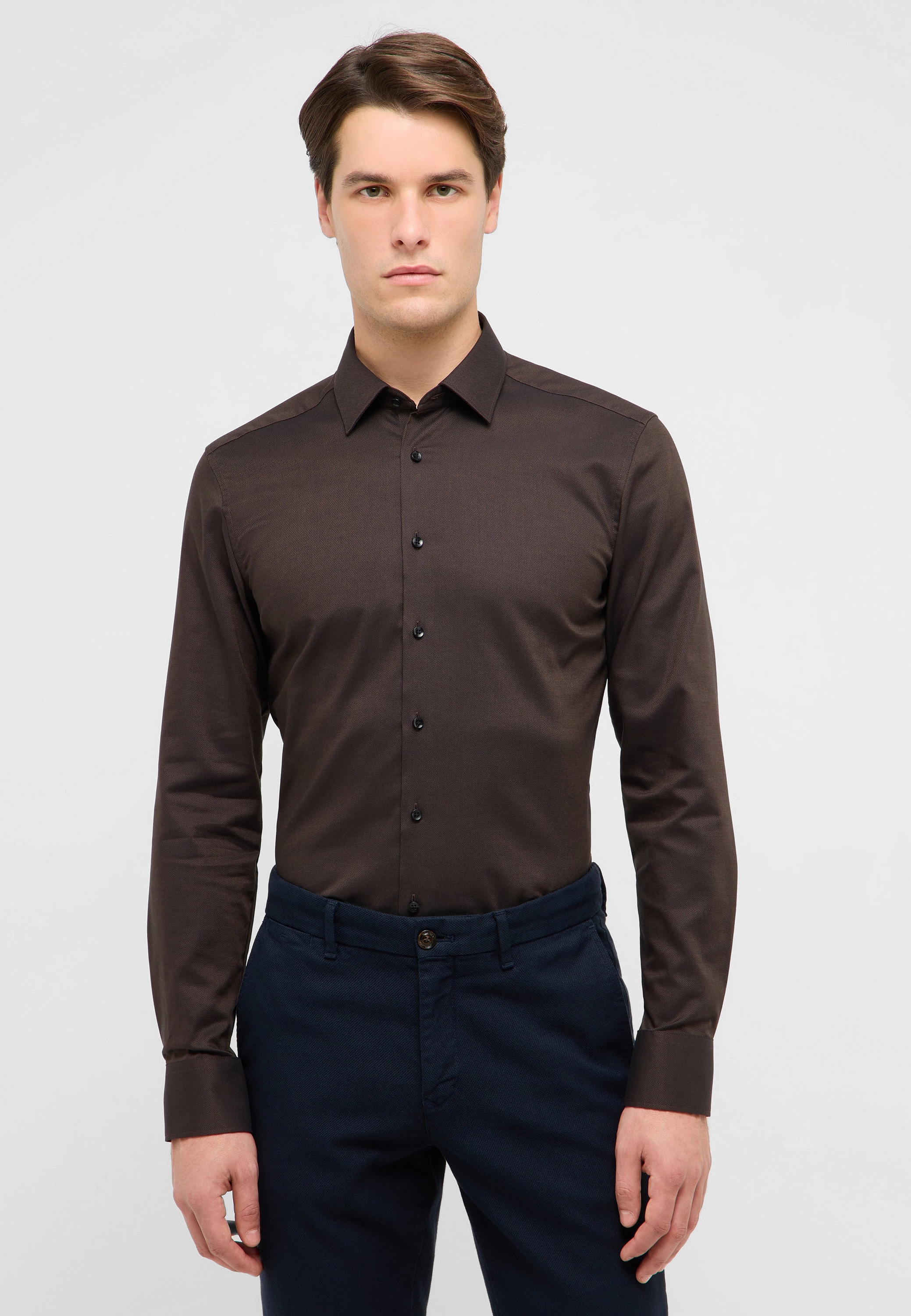 Eterna Langarmhemd »SLIM FIT« NON IRON (bügelfrei)