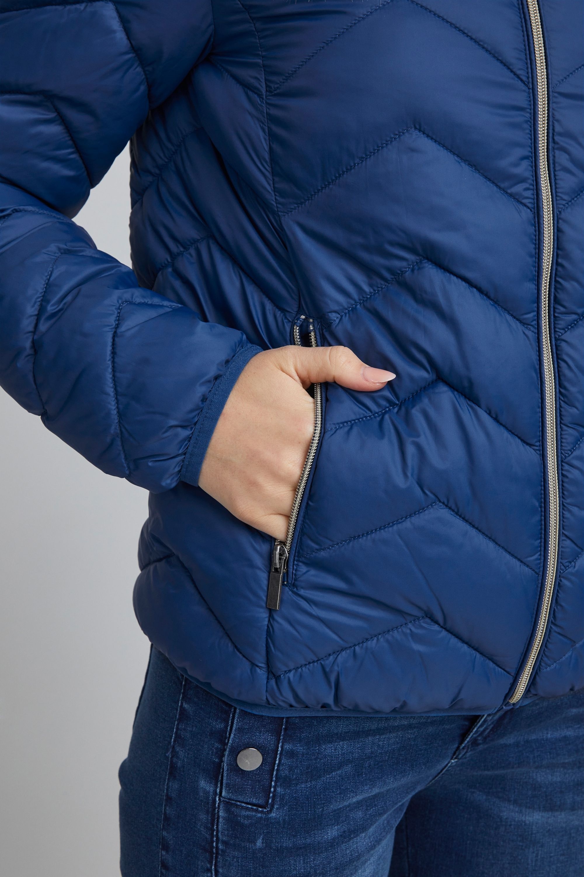 fransa Steppjacke »Steppjacke FRBapadding«, mit Kapuze