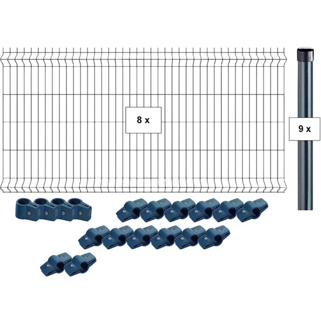 Tetzner & Jentzsch Einstabmattenzaun »Stratton 6«