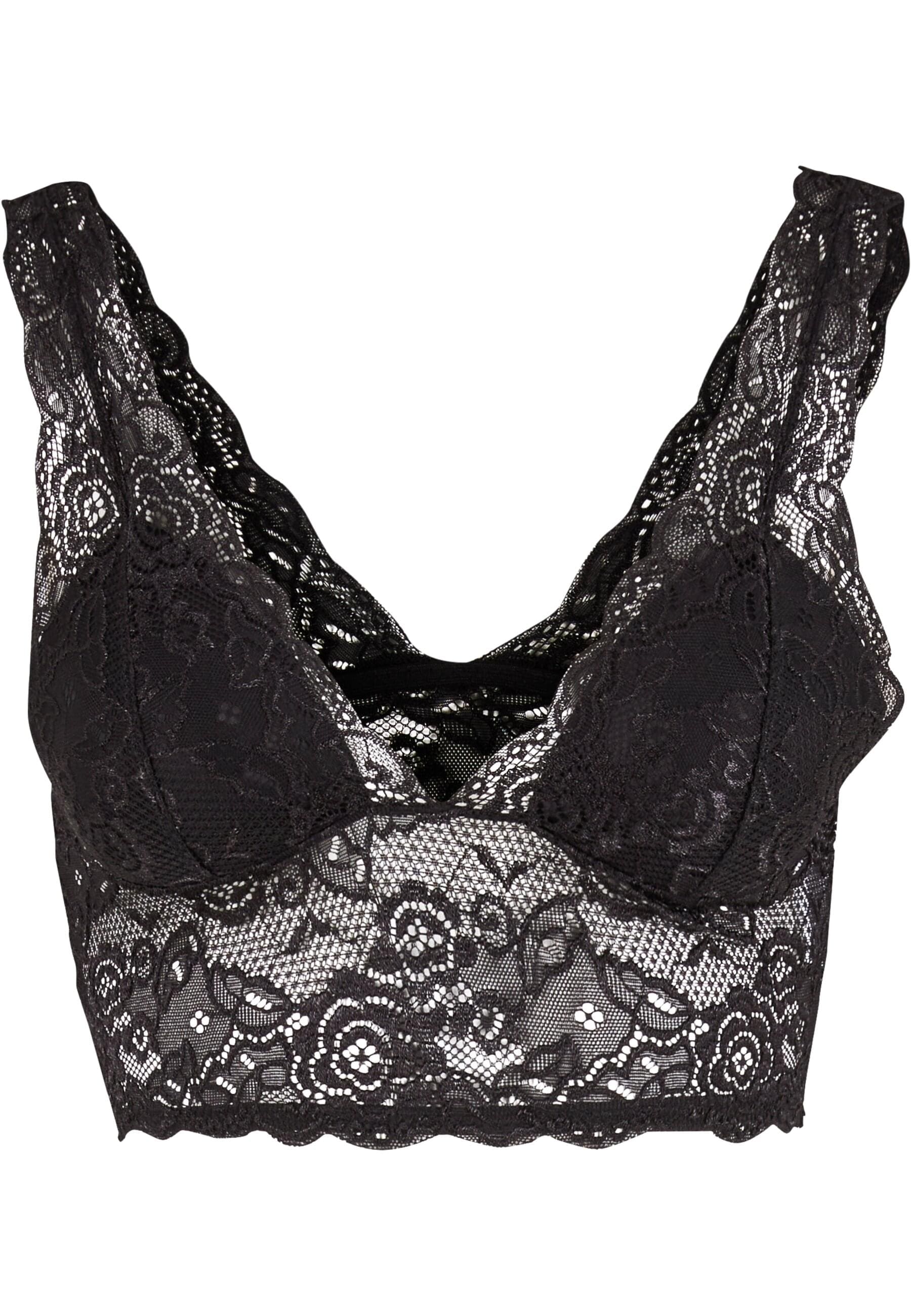 URBAN CLASSICS Sport-BH "Urban Classics Ladies Allover Lace Bra Padded" günstig online kaufen