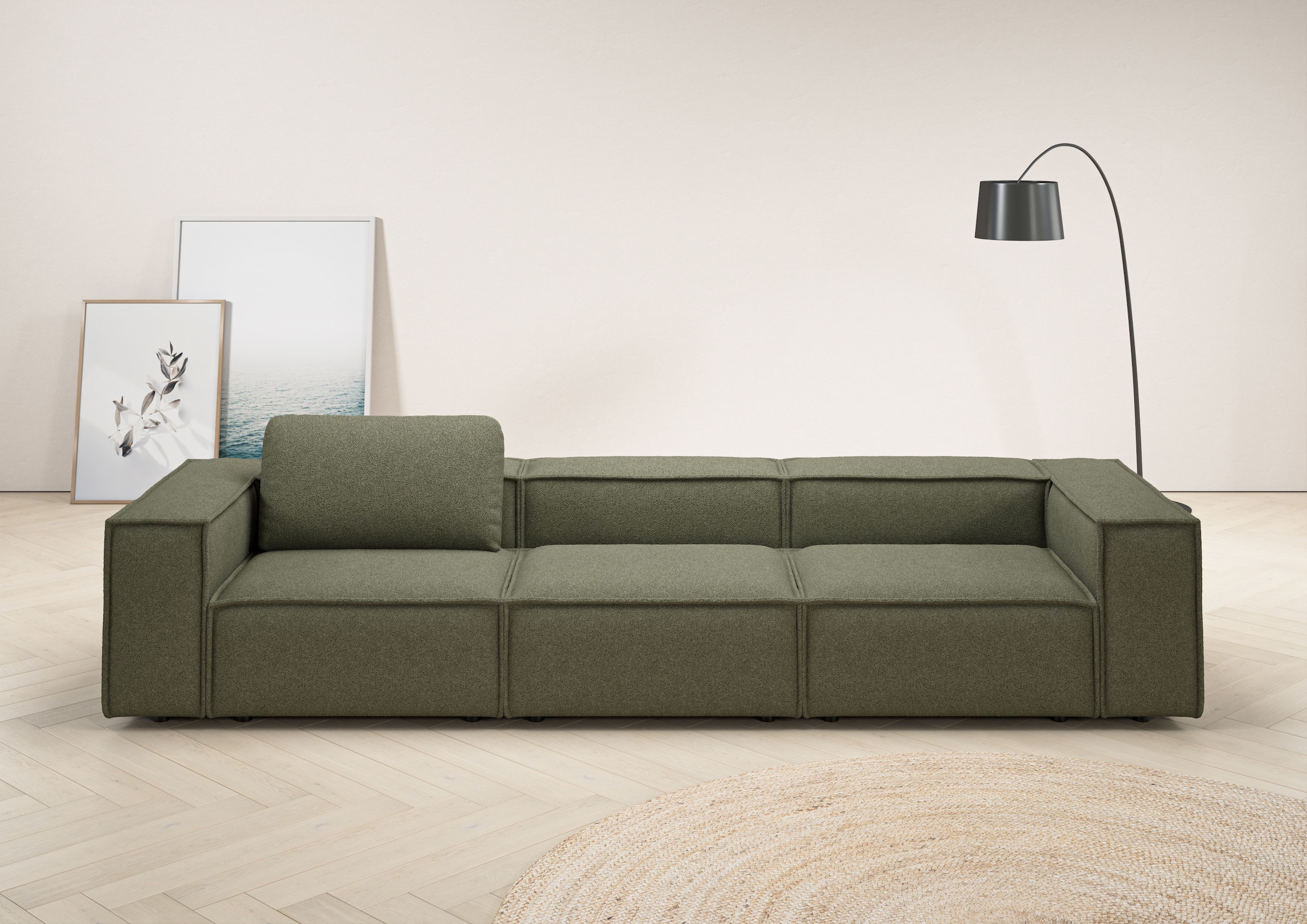 Places of Style 3,5-Sitzer "Watertown, modernes Big-Sofa XXL, 336 cm Breite günstig online kaufen