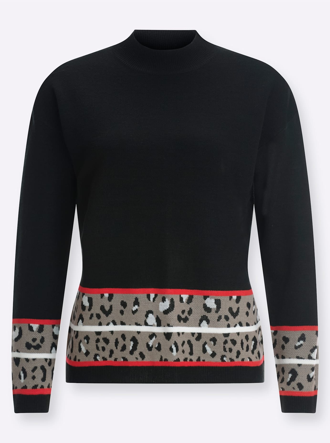 Classic Basics Stehkragenpullover »Langarm-Pullover«