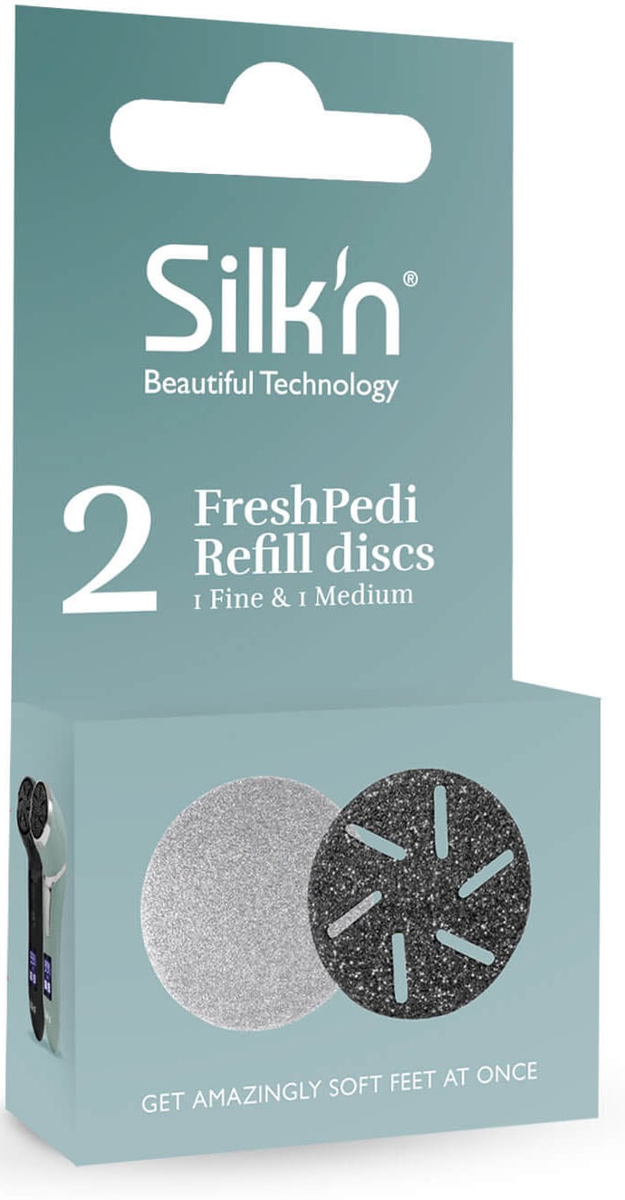 Hornhautentferner Ersatzschleifscheiben »FreshPedi Refill discs 1 Fine 1 Medium«,...