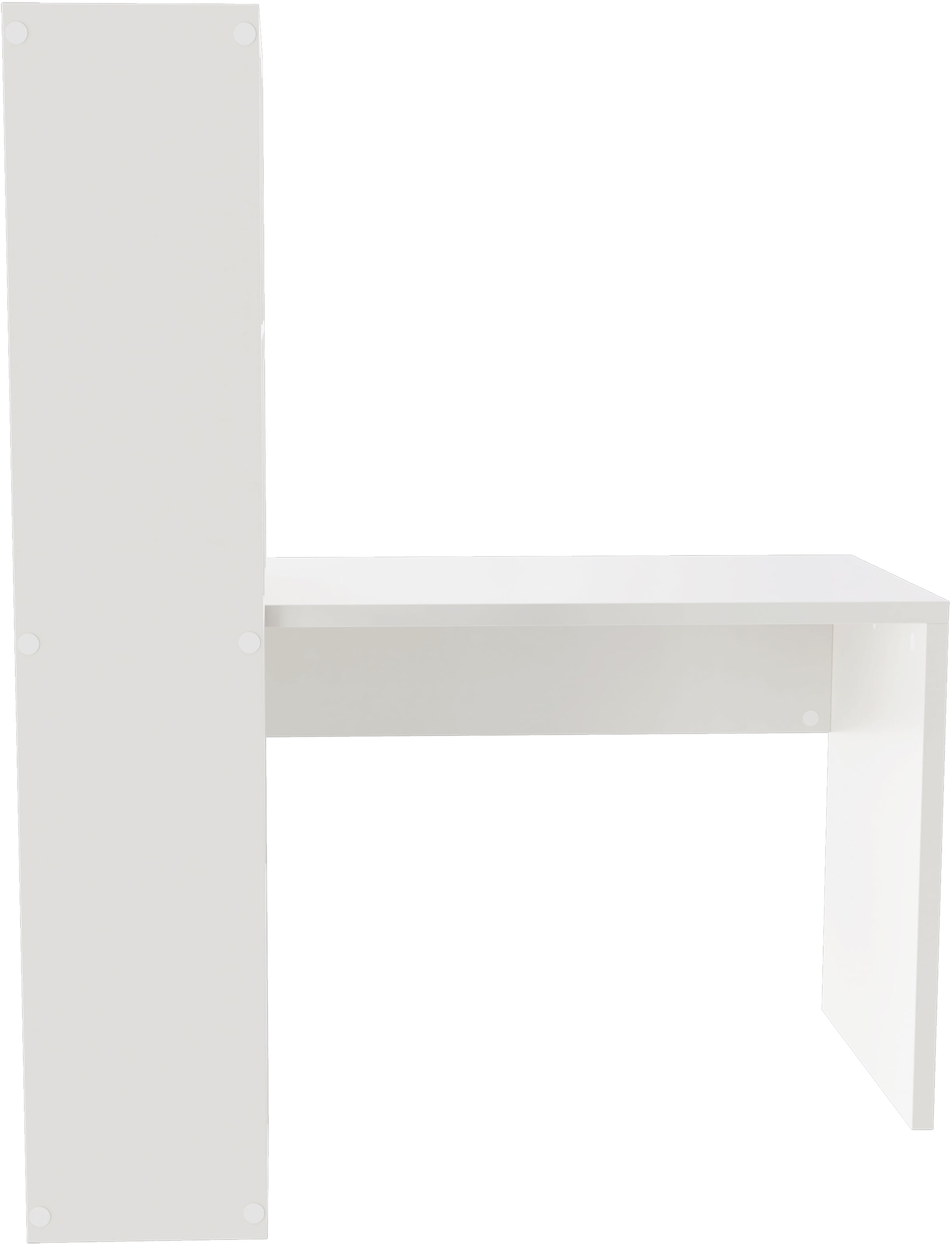 INOSIGN Regal-Schreibtisch »Triest, Computertisch«, Regalelement flexibel montierbar, 6 Fächer, Tischbreite 120 cm