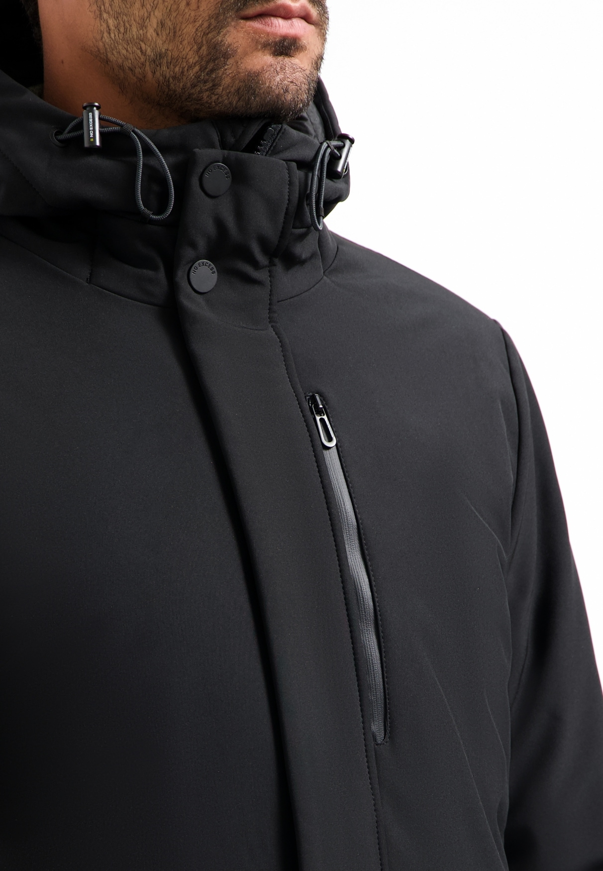 NO EXCESS Softshellparka »No Excess Softshellparka Jacket Long Soft Shell«