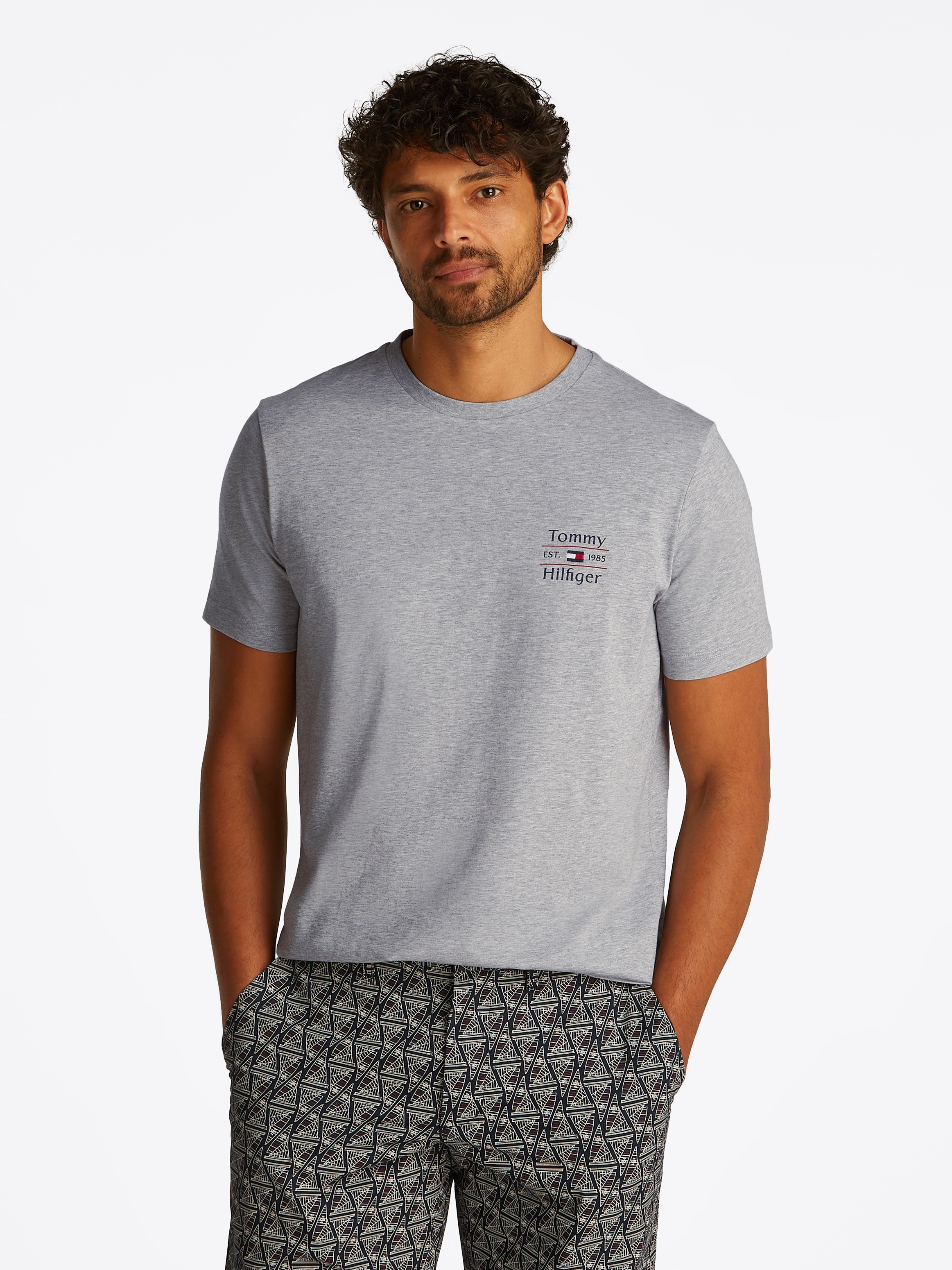 Tommy Hilfiger Rundhalsshirt "HILFIGER STACK TEE" günstig online kaufen