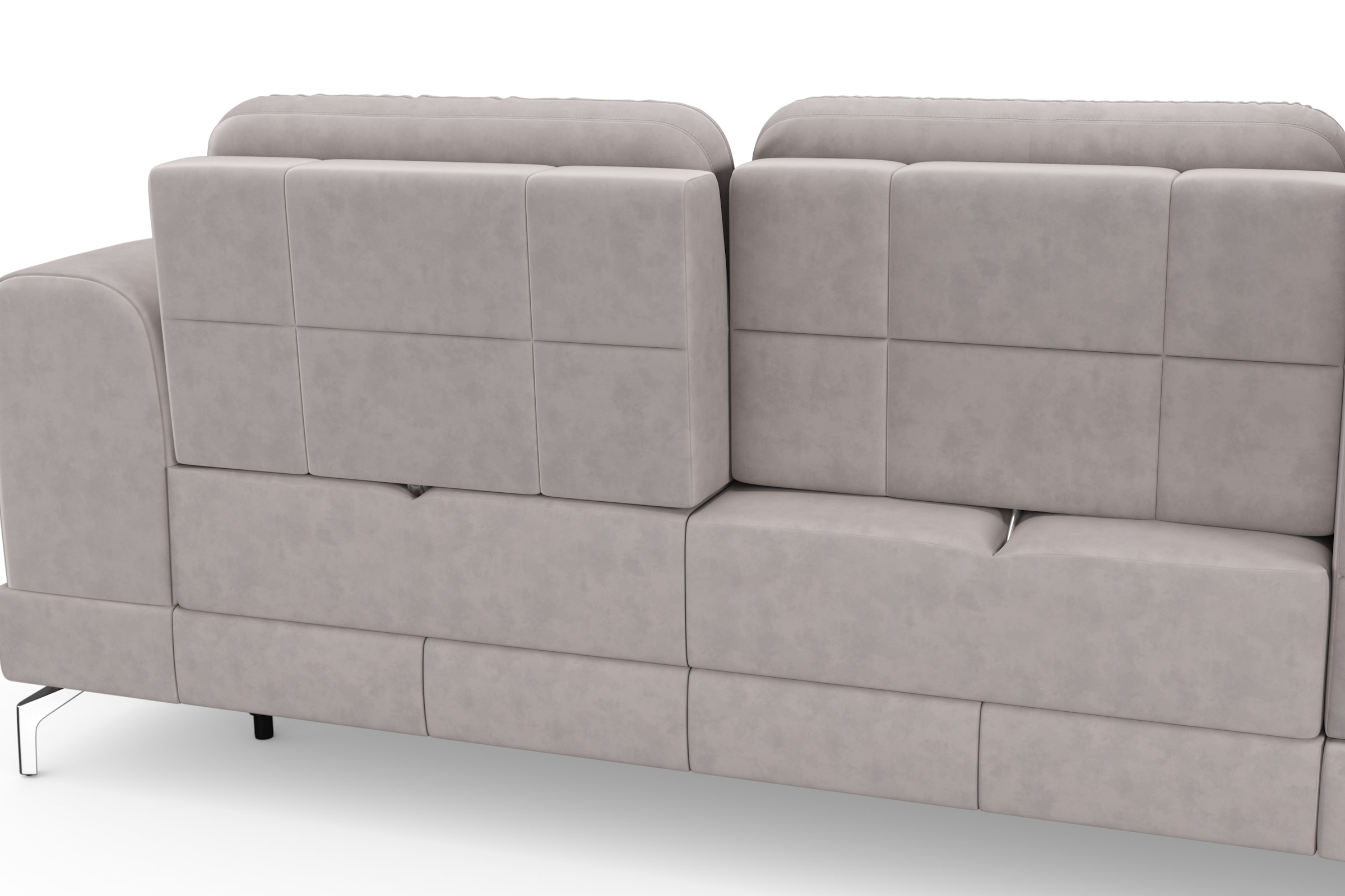 sit&more Ecksofa »Bendigo L-Form«, inklusive Sitztiefenverstellung, Bodenfreiheit 12 cm, in 2 Fußfarben