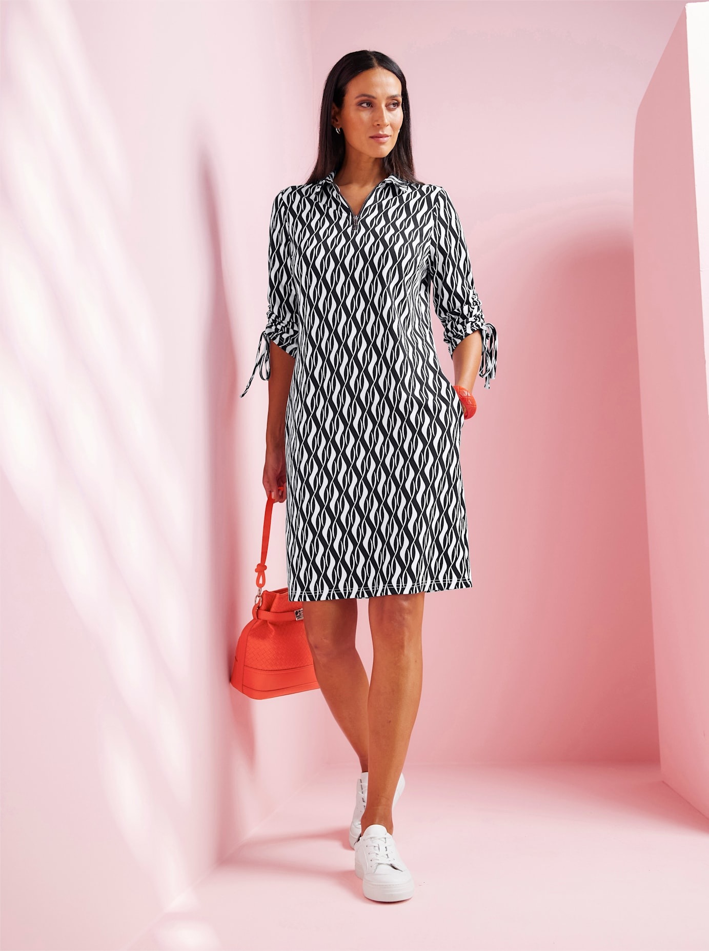 heine Jerseykleid "Jersey-Kleid" Nahttasche günstig online kaufen