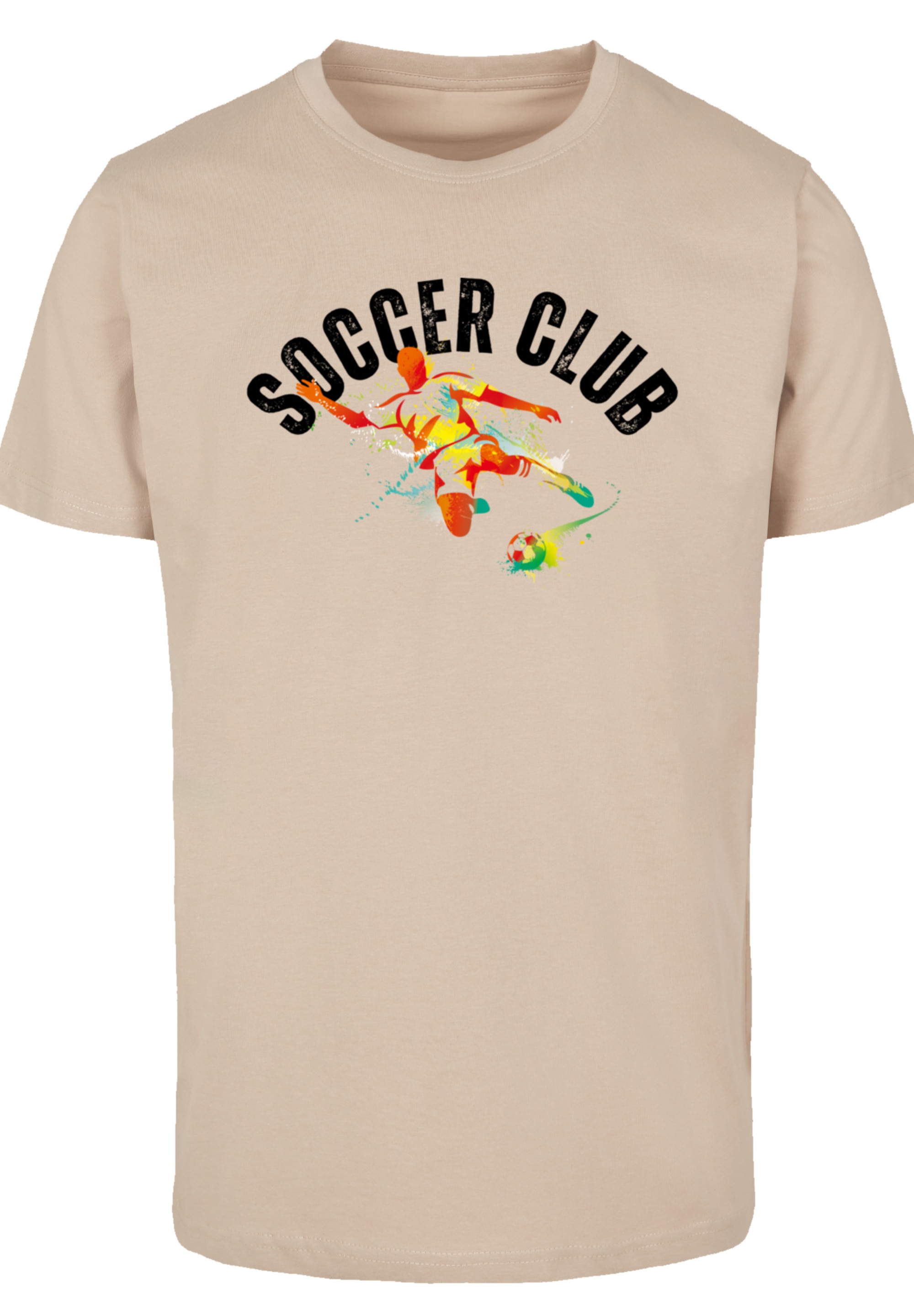 F4NT4STIC T-Shirt »Soccer Club Sport Fan Artwork« Premium Qualität