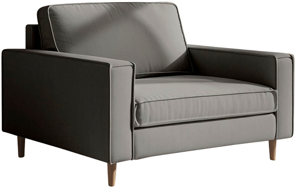 Home affaire Loveseat "Pinto Skandi 105 cm, Chenille, Struktur" günstig online kaufen