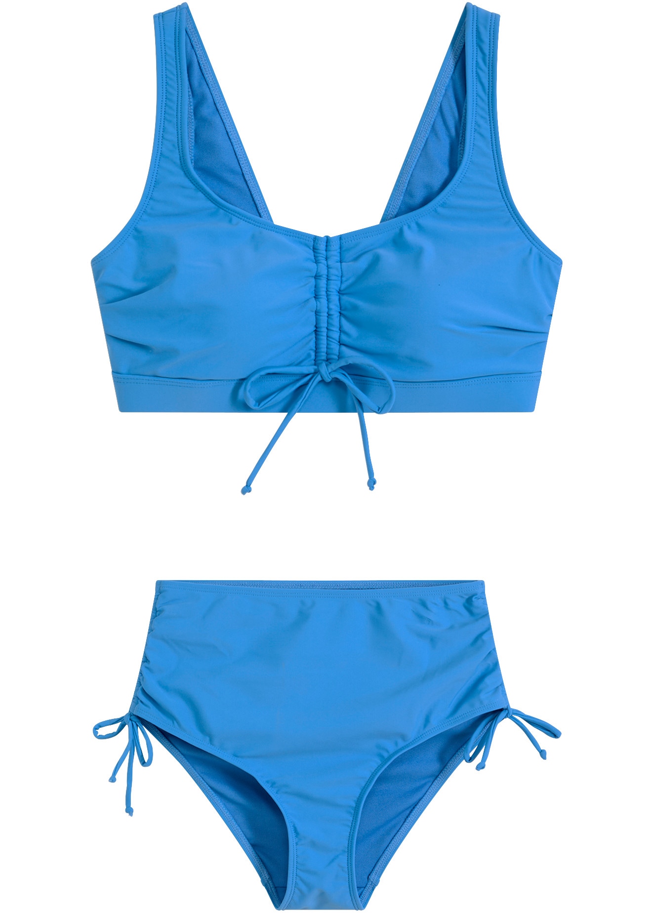bonprix Bustier-Bikini Set,  mit Bindebändern für individuellen Halt, sportlicher Stil