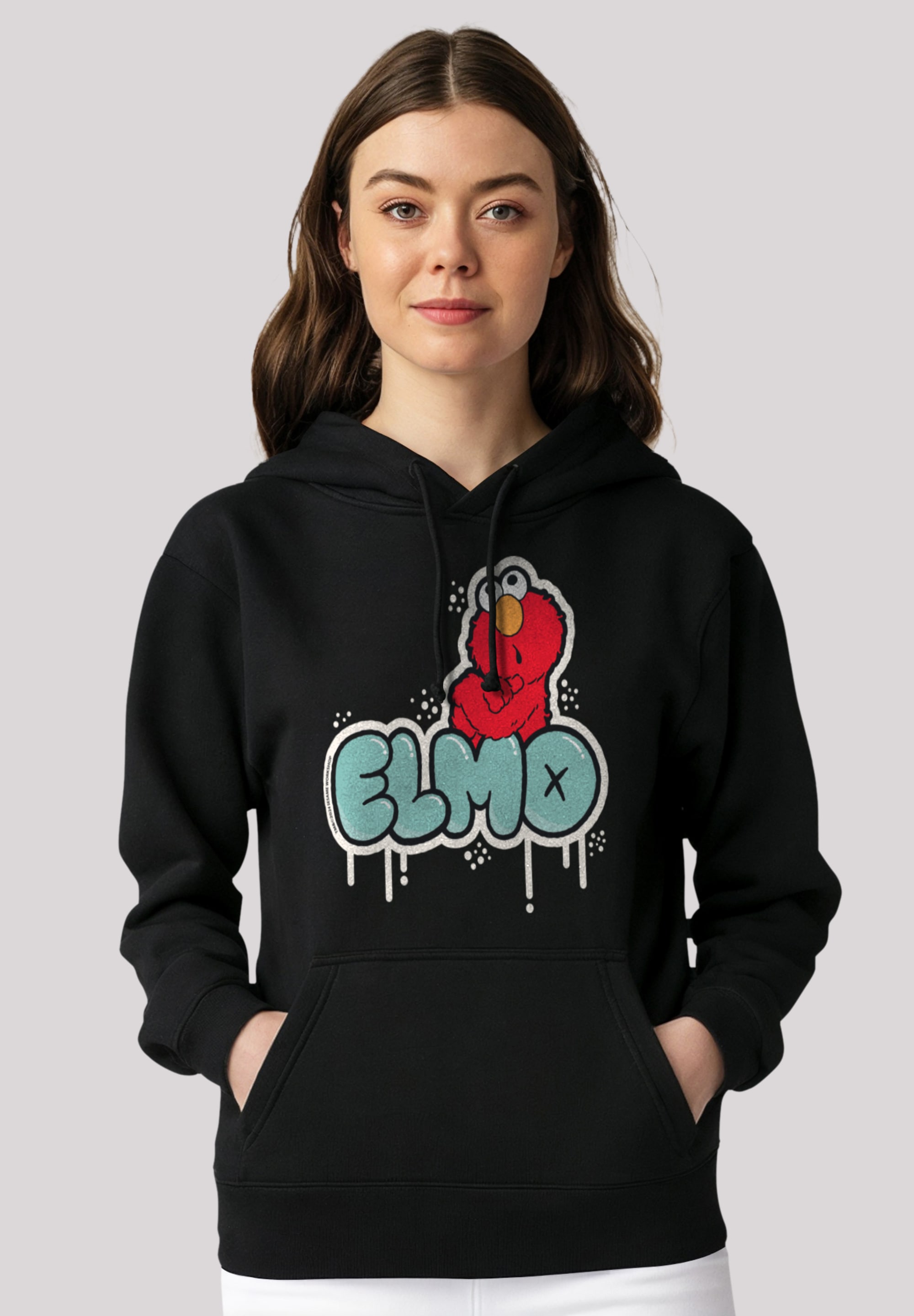 Kapuzenpullover »Sesamstraße Elmo Graffiti«, Premium Qualität,Nostalgie, Fernsehserie