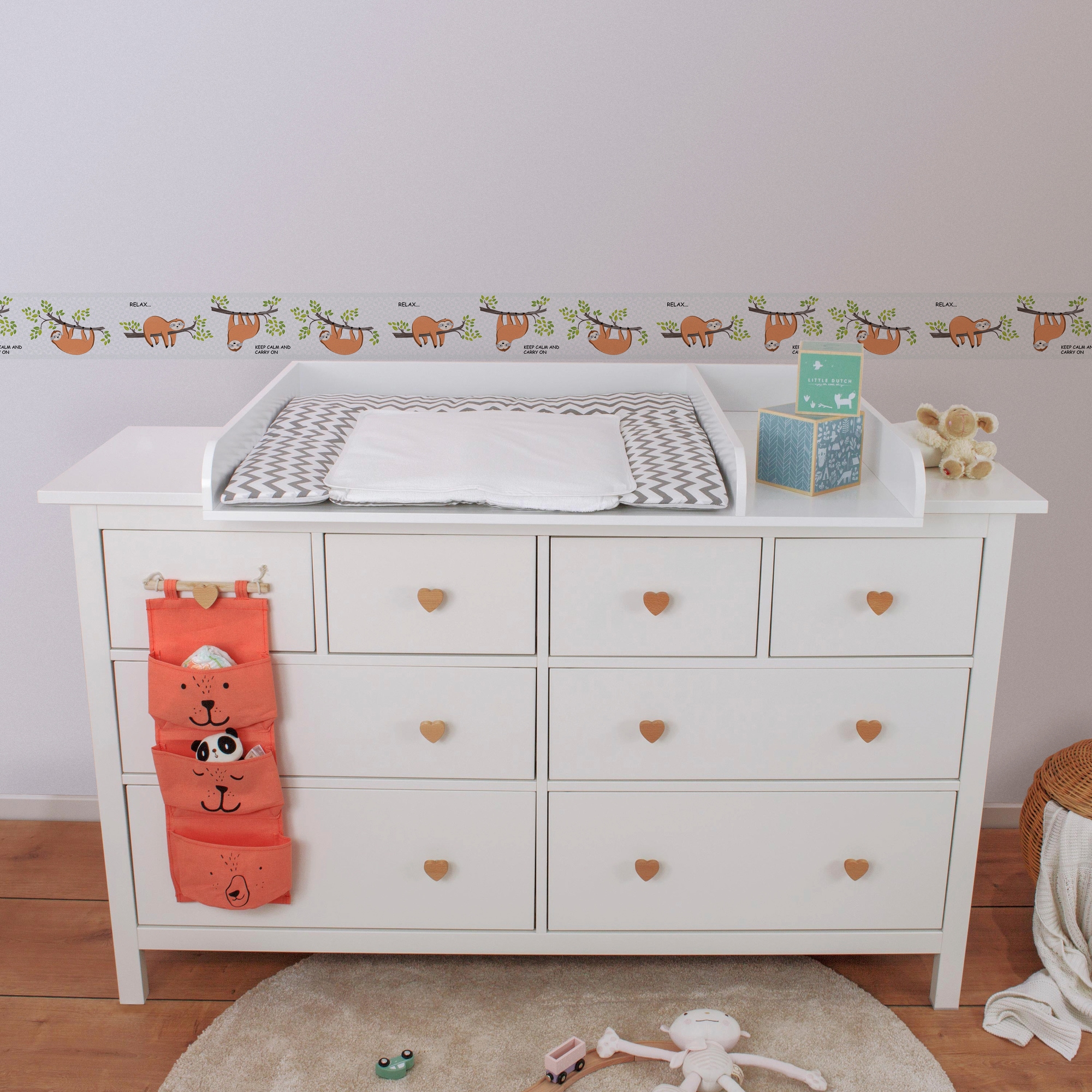 A.S. Création Bordüre »Chill & Relax«, Tapete Kinderzimmer Orange Grün  Braun bestellen | BAUR