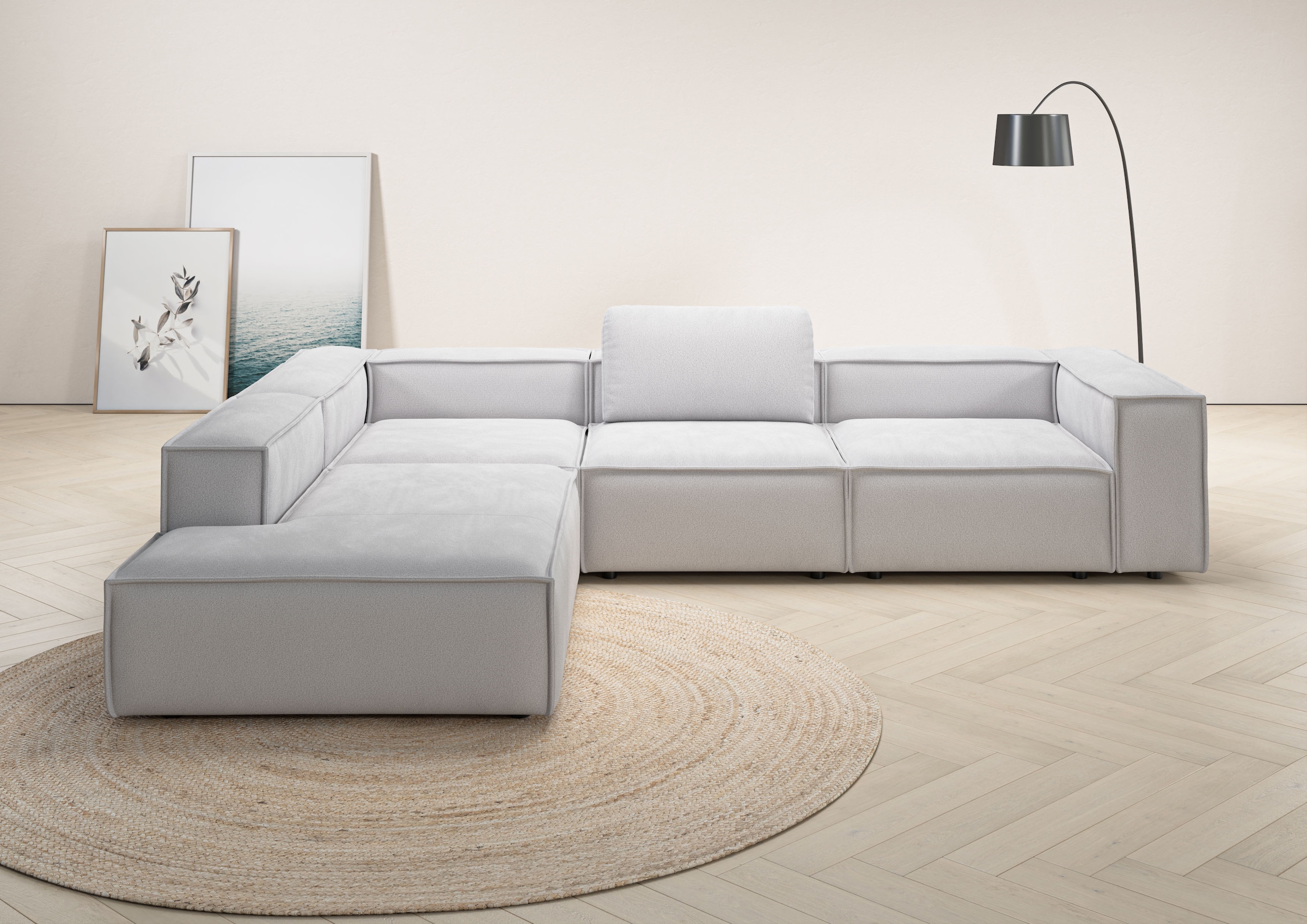 PLACES OF STYLE Ecksofa "Watertown moderne L-Form" Breite 311 cm günstig online kaufen