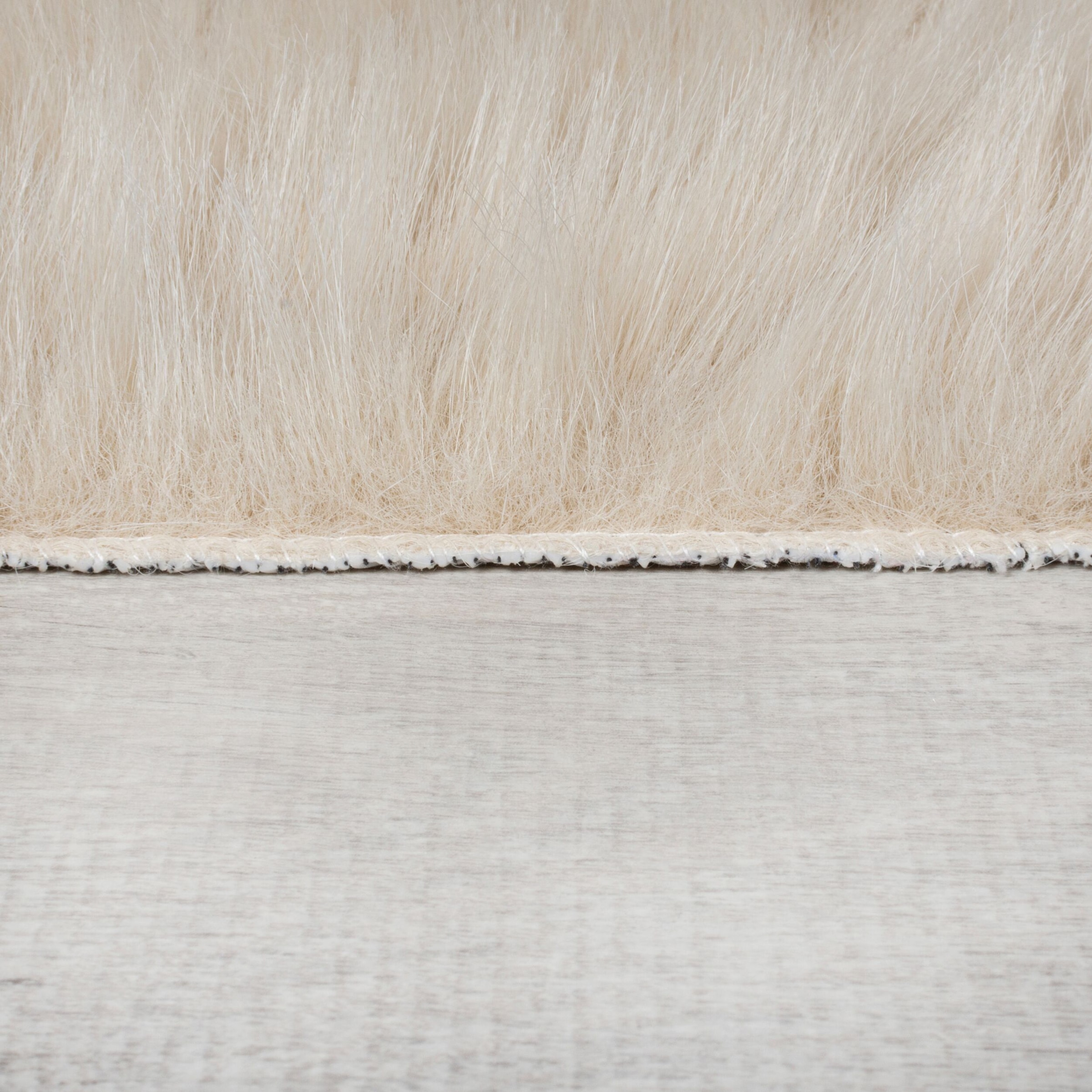 FLAIR RUGS Hochflor-Teppich »Waffle Faux Fur«, rechteckig, 35 mm Höhe, Waffelmuster, waschbarer Kunstpelzteppich