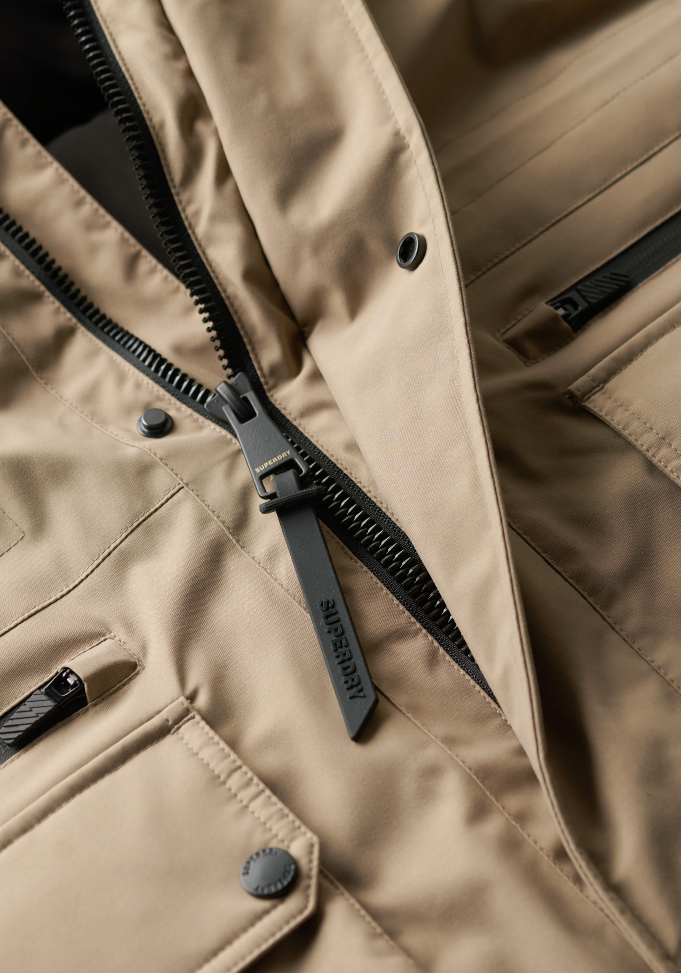 Superdry Steppjacke »City Padded Parka Jacket«, mit Kapuze