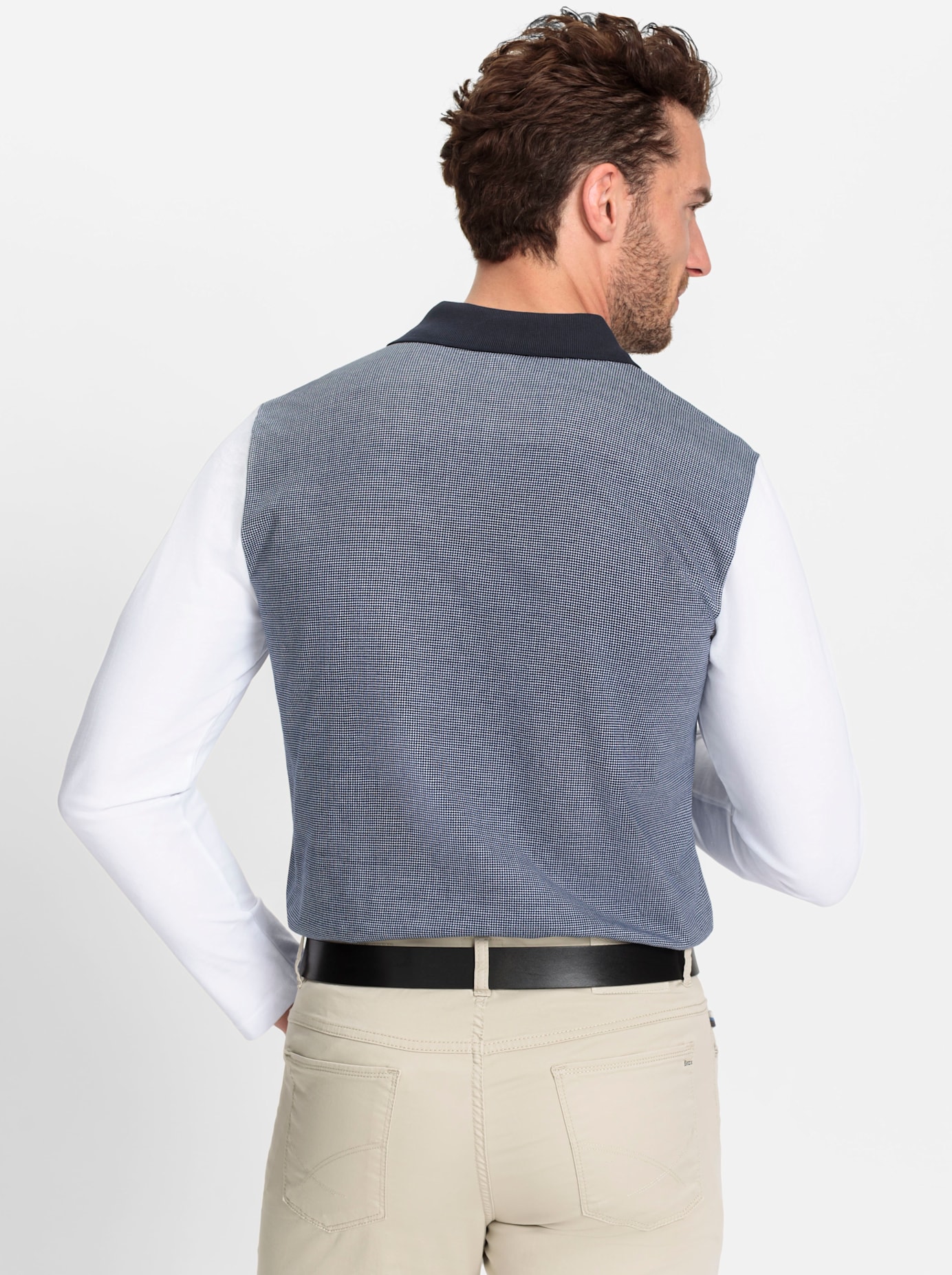 Thumbnail - Marco Donati Poloshirt "Langarm-Poloshirt" 1 Stk.