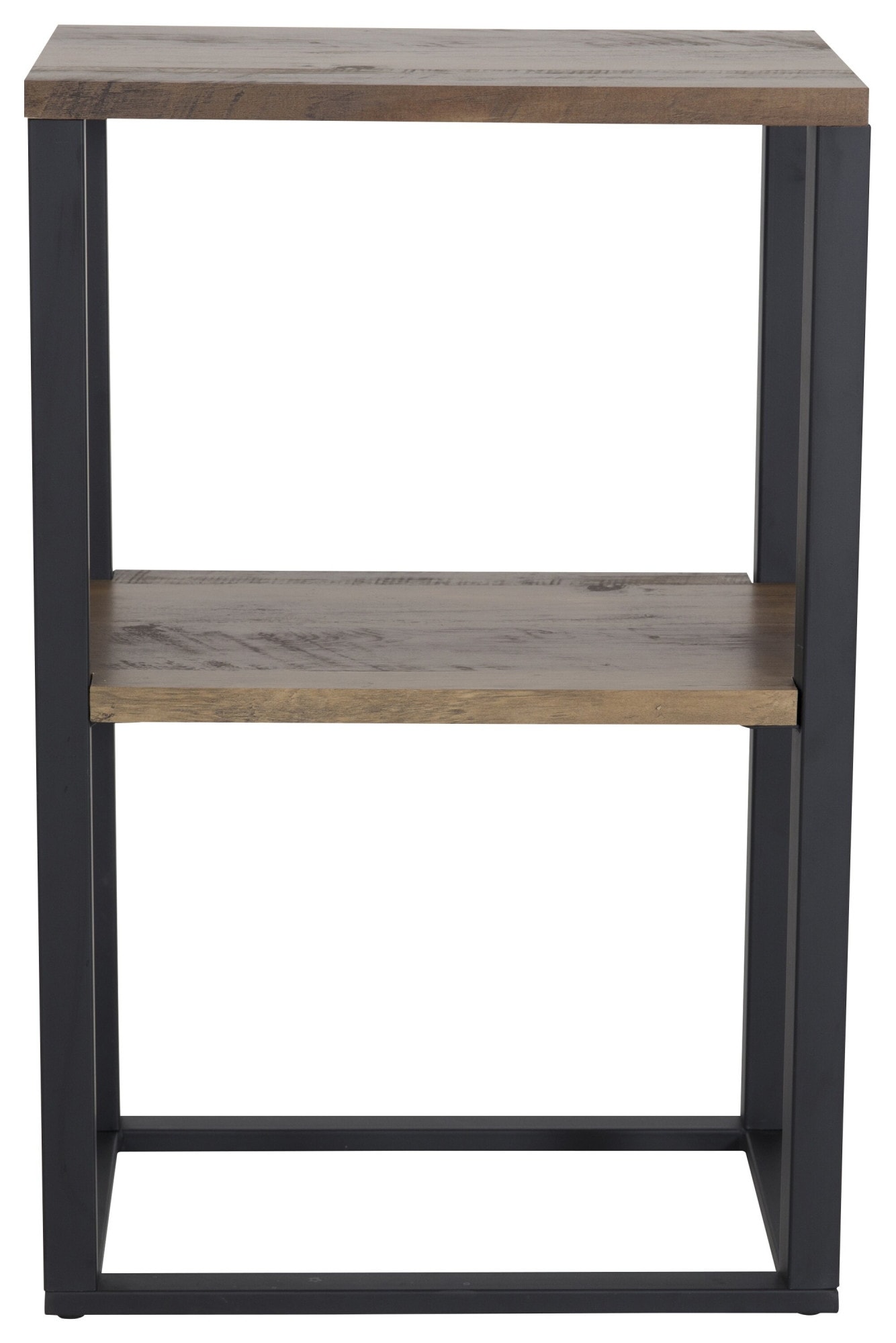 Venture Home Nachttisch "Rise, schmaler Nachttisch in heller Eschenoptik, 45 × 30 cm" Schlafzimmertisch, MDF, Papierlaminat, Metallrahmen, schlank, urban