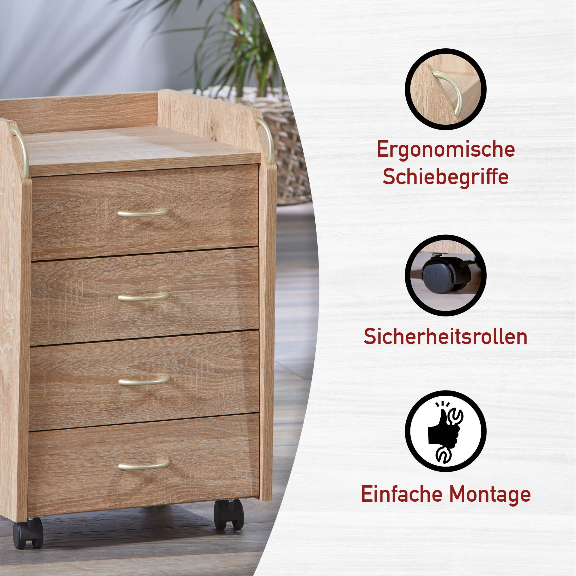 Inter Link Rollcontainer »Novi«