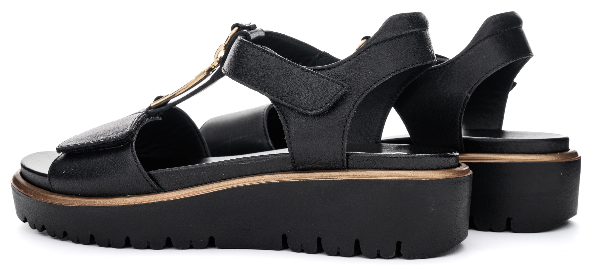 Plateausandale ARA "BILBAO", Damen, Gr. 42, schwarz, Nappaleder, unifarben, Schuhe Riemchensandale, Keilsandale, Sommerschuh, Komfortschuh in G-Weite, Topseller 6