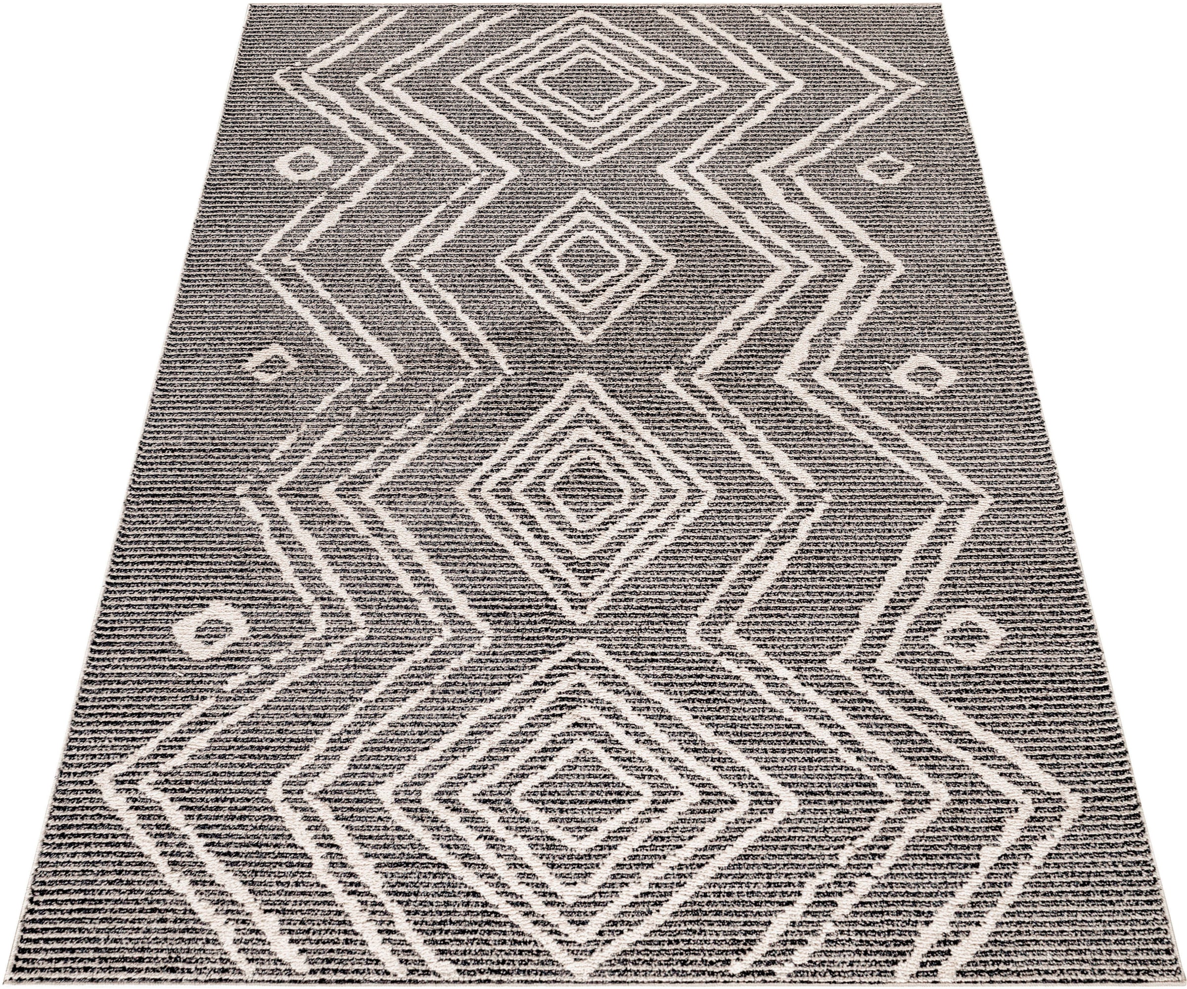 Ayyildiz Teppiche Teppich »TAZNAXT 5104«, rechteckig, 11 mm Höhe, Pflegeleicht / Modern