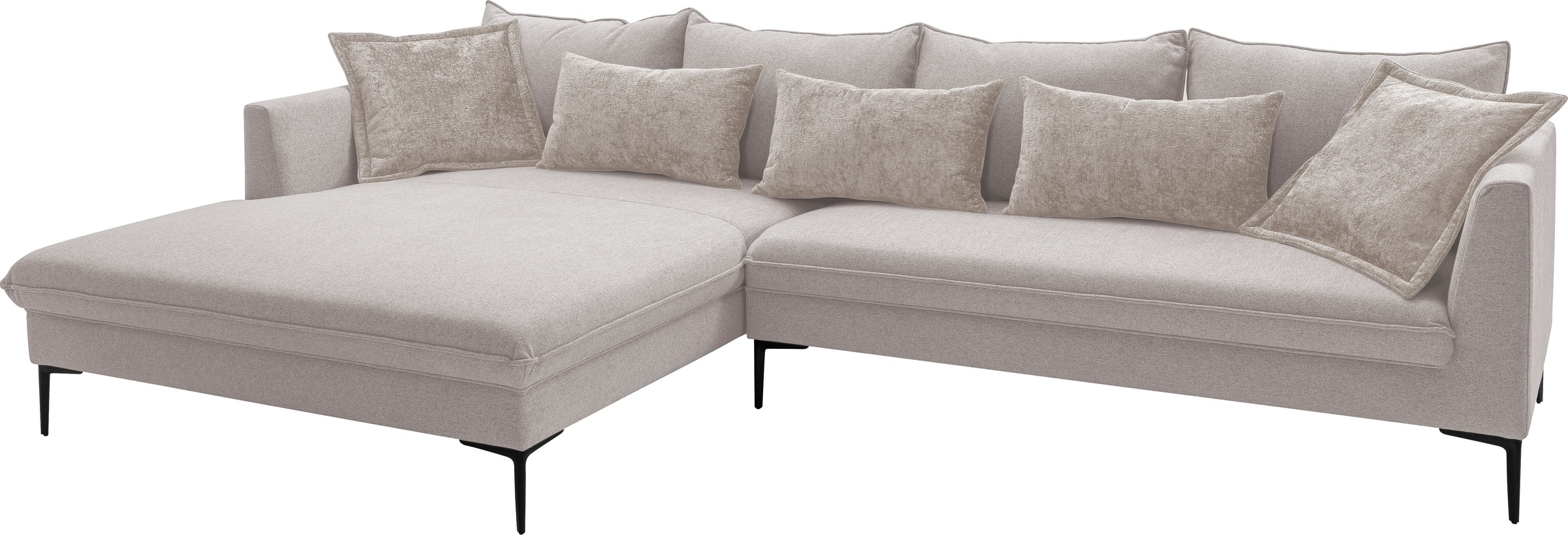Exxpo - sofa fashion Kampinė sofa »Piazza elegant ir edel Designsofa su puikus Sitzkomfort« (2 St.) didelis fotelis Ecke in aukšta kokybė Verarbeitung Stellmaße 321x187cm