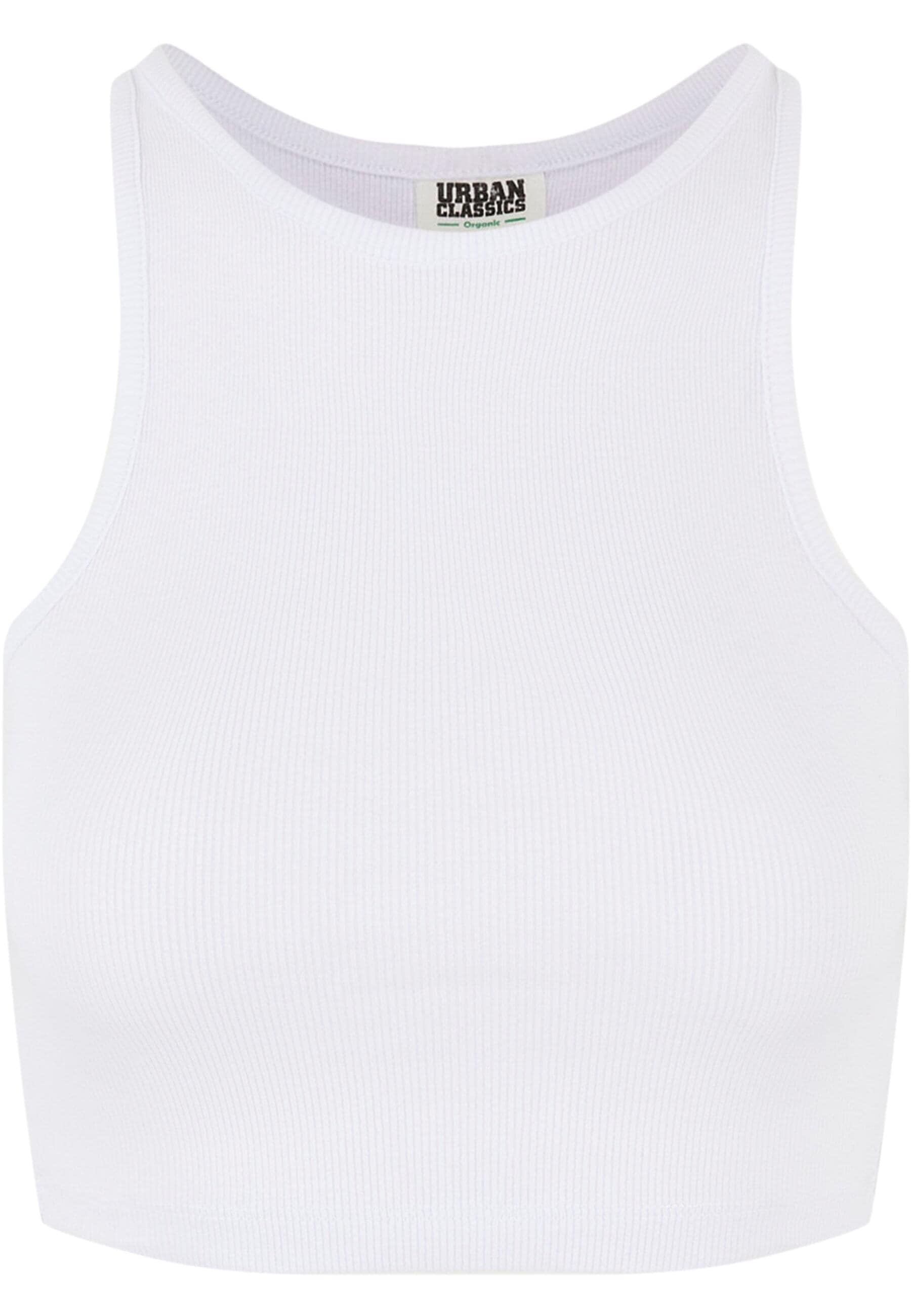 URBAN CLASSICS Muskelshirt »Urban Classics Ladies Organic Cropped Rib Top 2-Pack«, (1 tlg.)