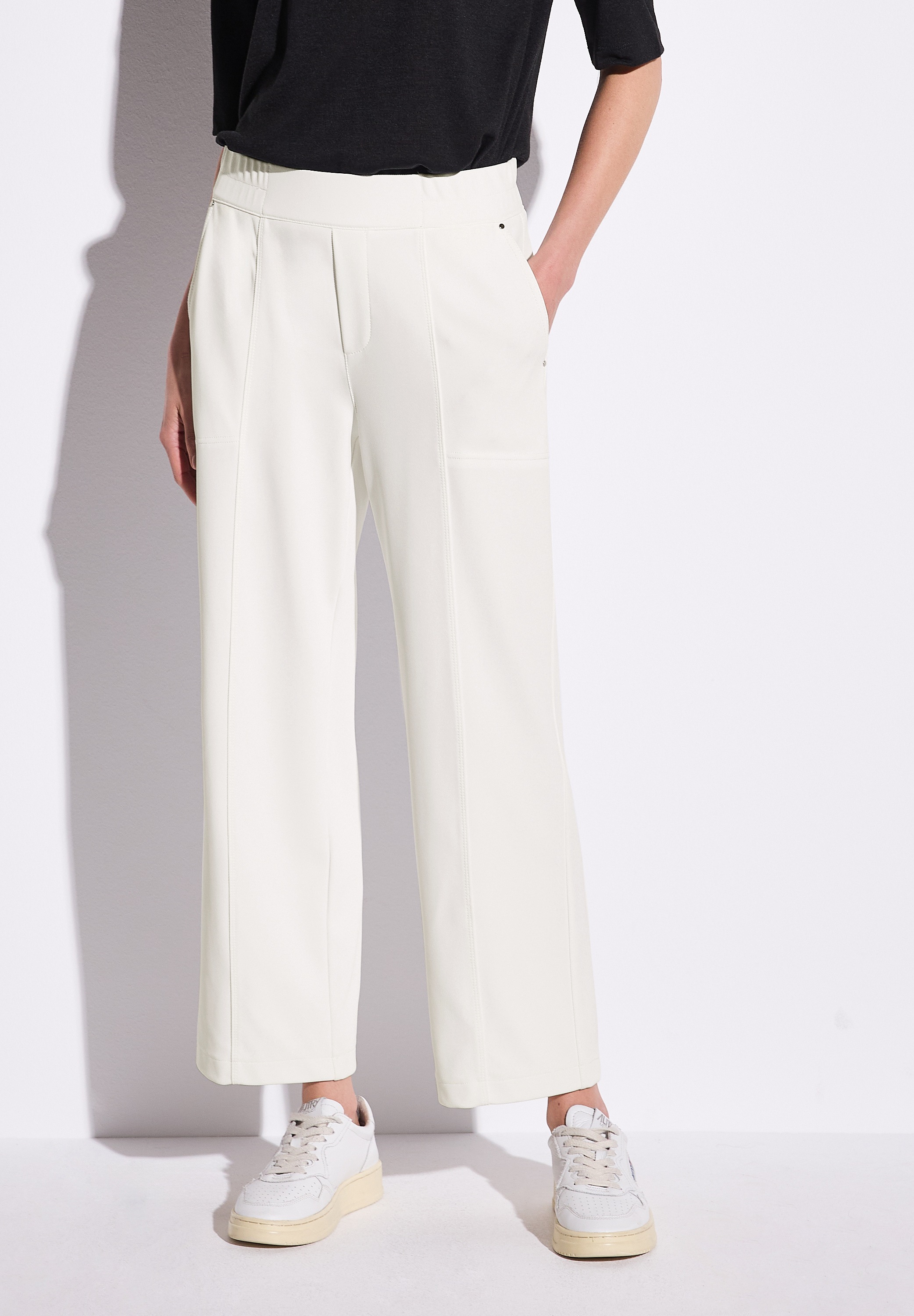 STREET ONE Stoffhose, High Waist günstig online kaufen