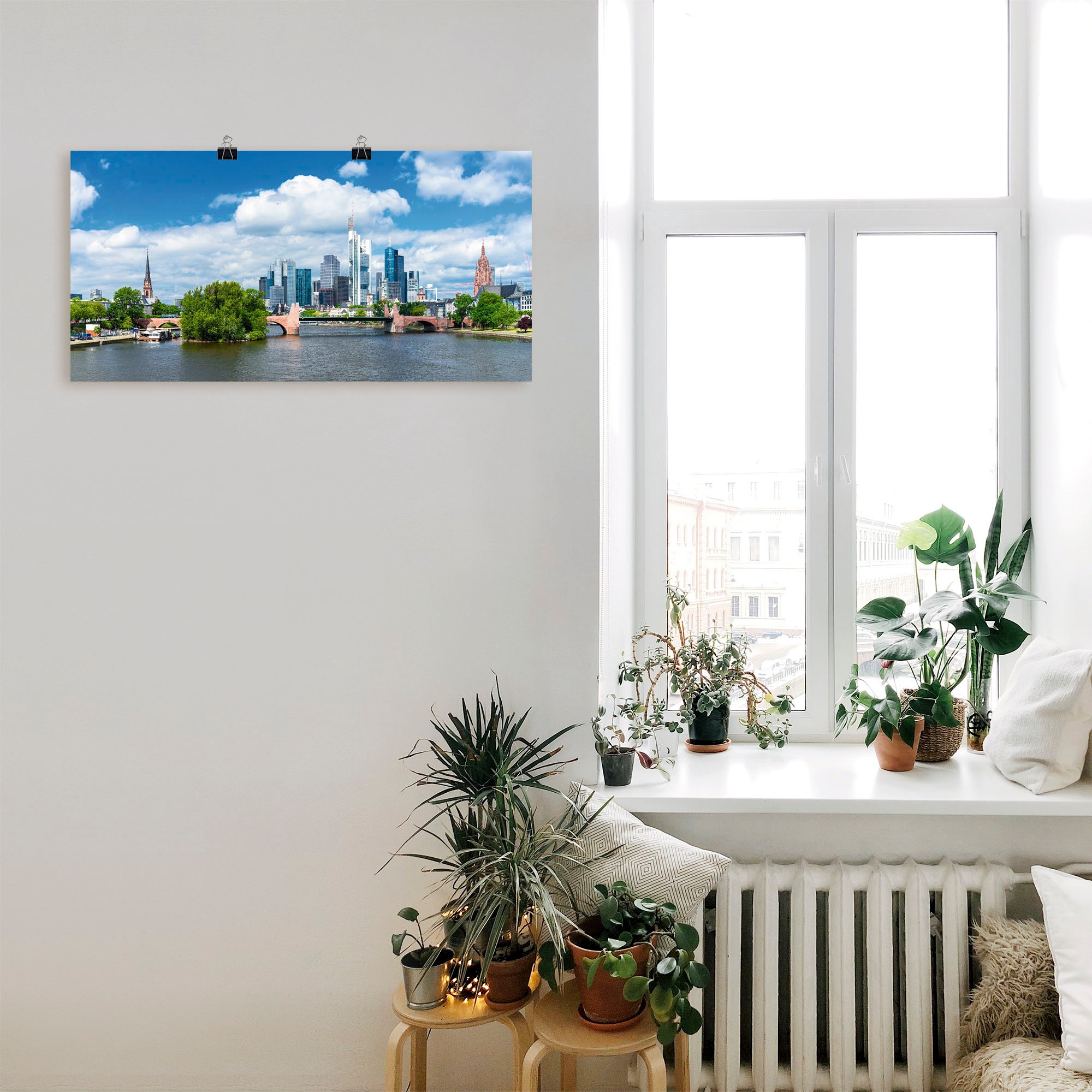 Artland Wandbild »Frankfurt am Main«, Deutschland, (1 St.), als Alubild, Outdoorbild, Leinwandbild, Poster in verschied. Größen