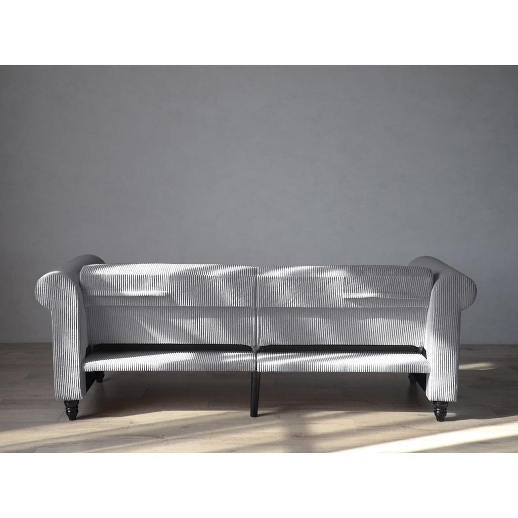 Dorel Home 3-Sitzer »Felix II, Schlafsofa 236cm, (Liegefläche 108x190cm), Rückenlehne«