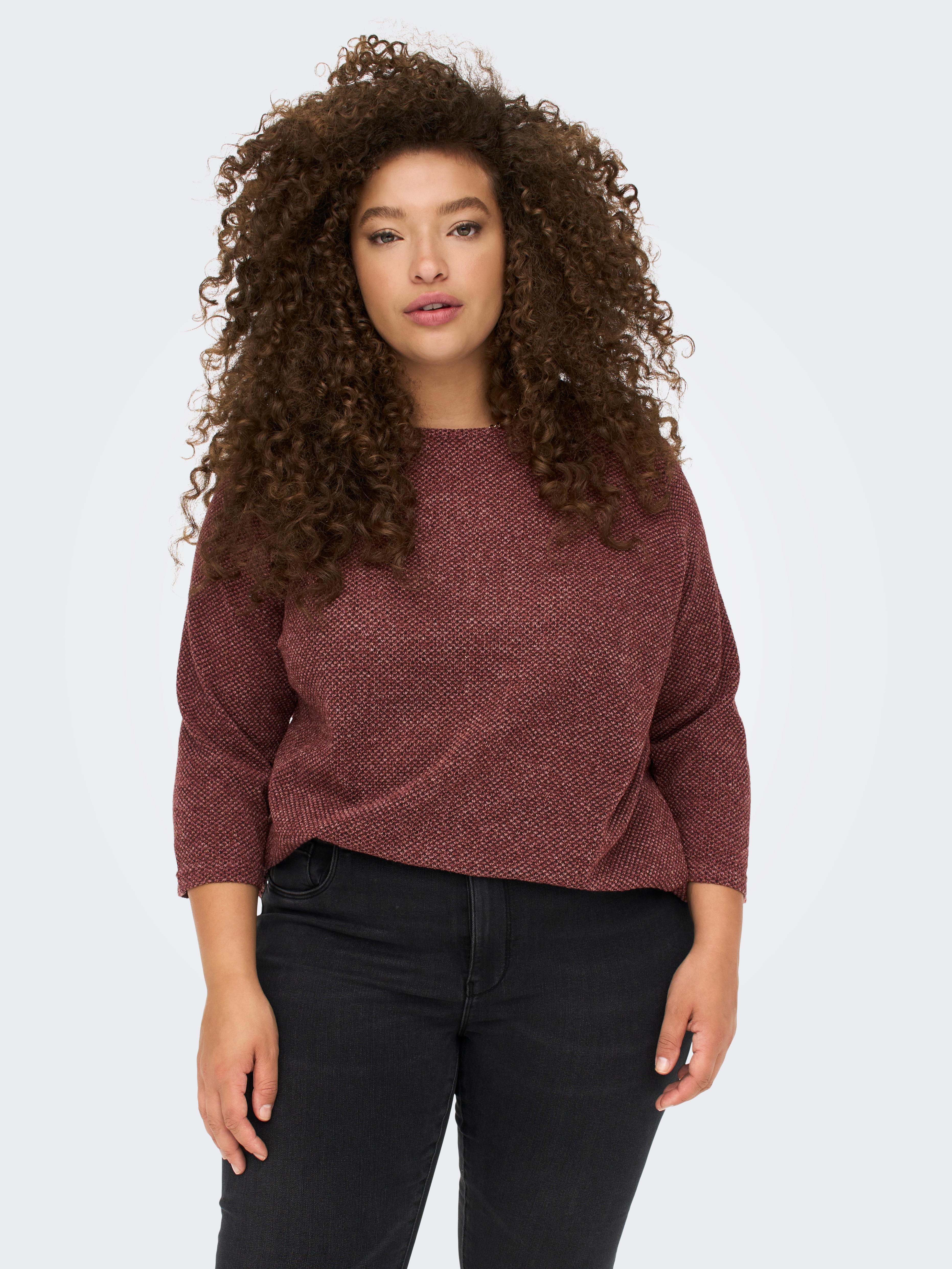 Thumbnail - ONLY CARMAKOMA 3/4-Arm-Shirt "CARMARTHA 3/4 TOP"