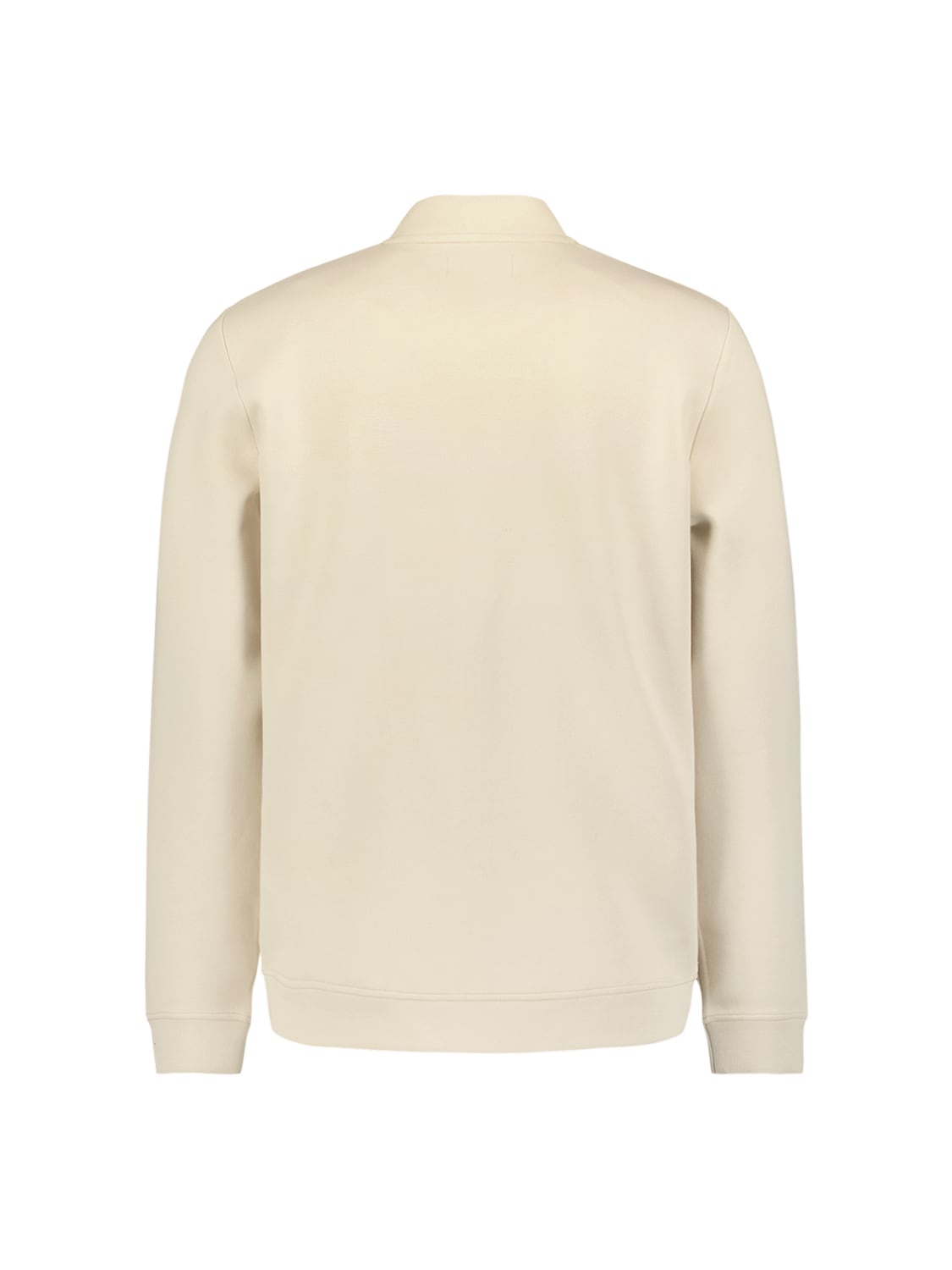 NO EXCESS Sweater »No Excess Stylische Weste mit Bomberkragen und Piqué-Material«
