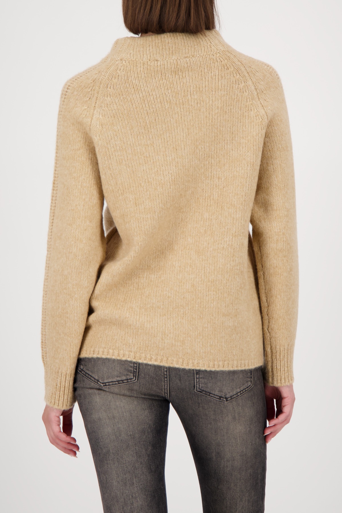 Monari Strickpullover Regular fit mit Rundhalsausschnitt günstig online kaufen