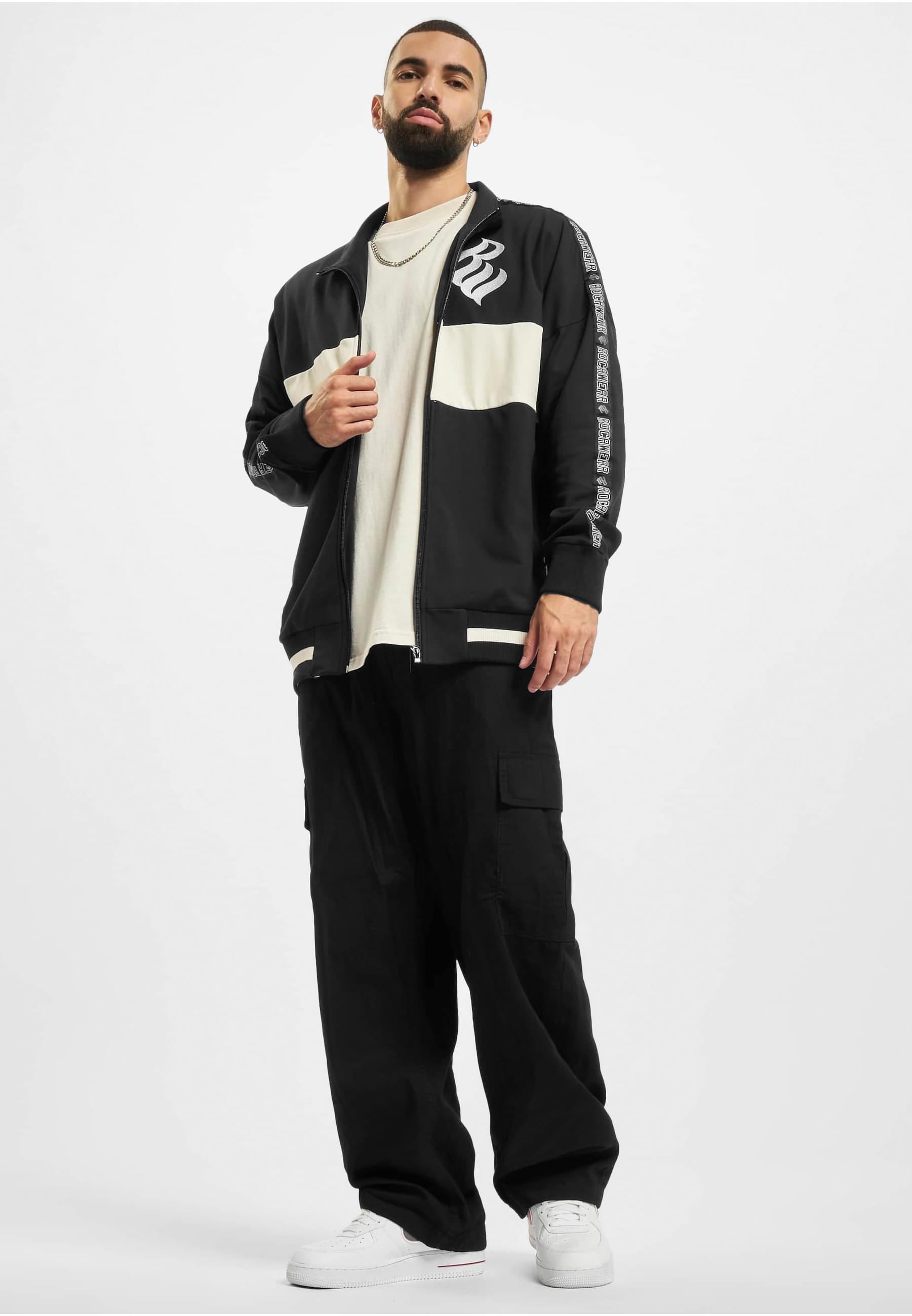 Rocawear Allwetterjacke »Rocawear Herren Rocawear Wythe Track Jacket«, (1 St.), ohne Kapuze