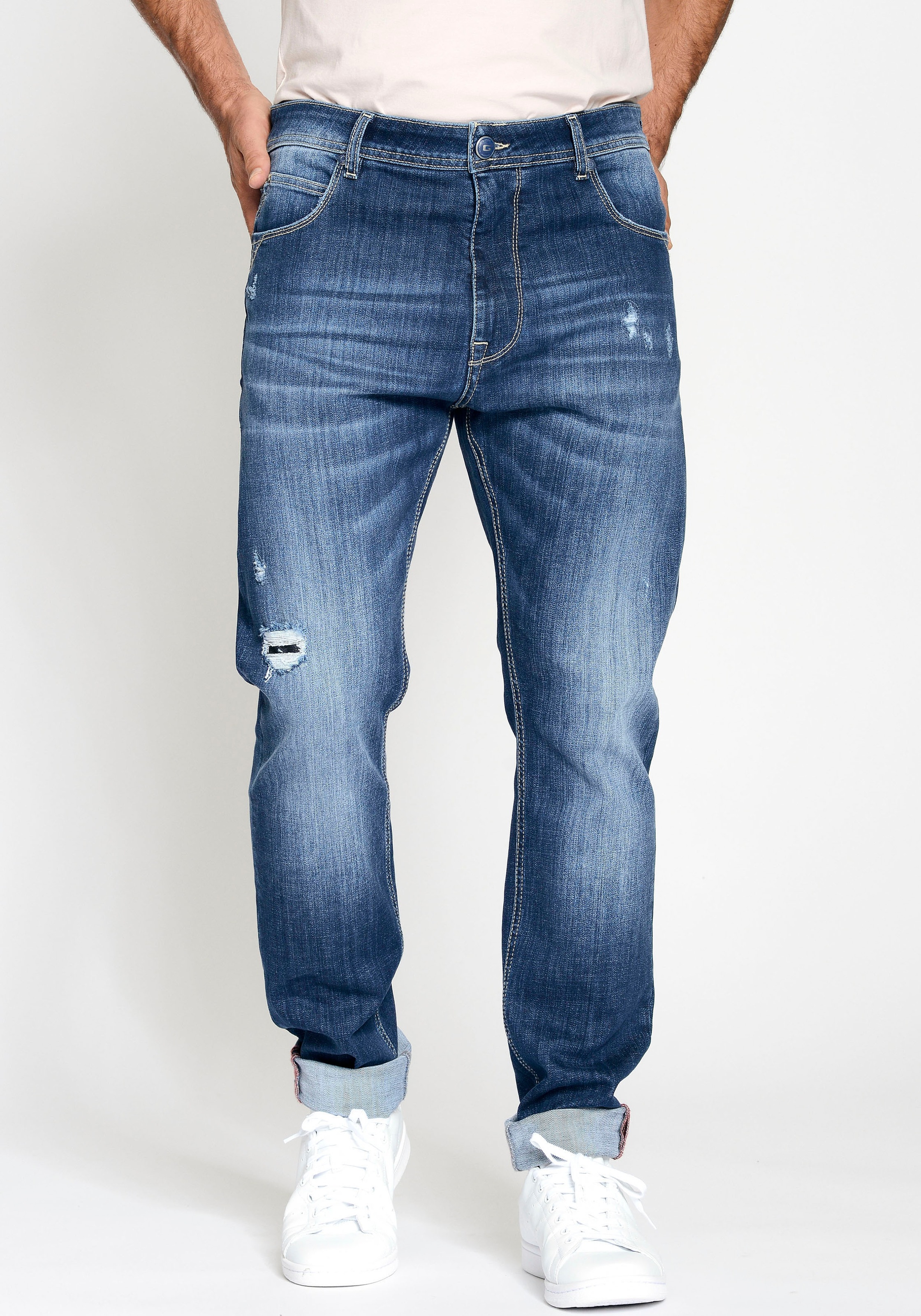 GANG Loose-fit-Jeans "94ALESSIO" mit modischen, weiten Beinverlauf günstig online kaufen