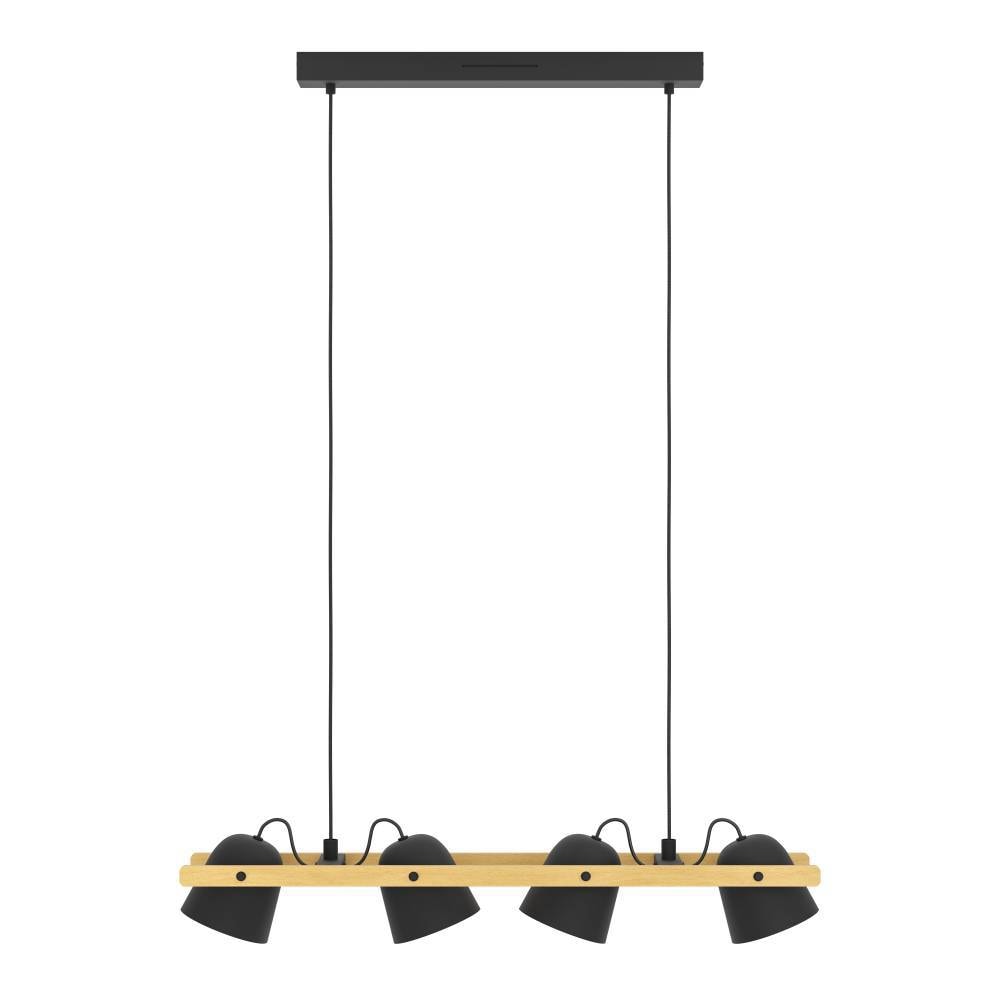 EGLO Hängeleuchte »HORNWOOD-Z«, 4 flammig, Leuchtmittel LED-Modul | LED fest integriert, FSCM70HB, ZigBee, App und Sprachsteuerung Alexa, RGB, dimmbar