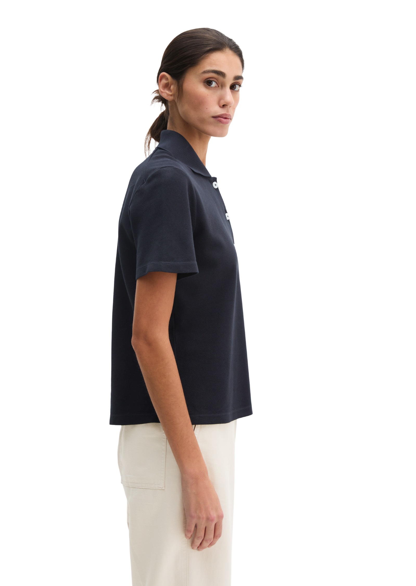 Marc O'Polo Poloshirt »aus Garment-Dyed-Piqué-Jersey«