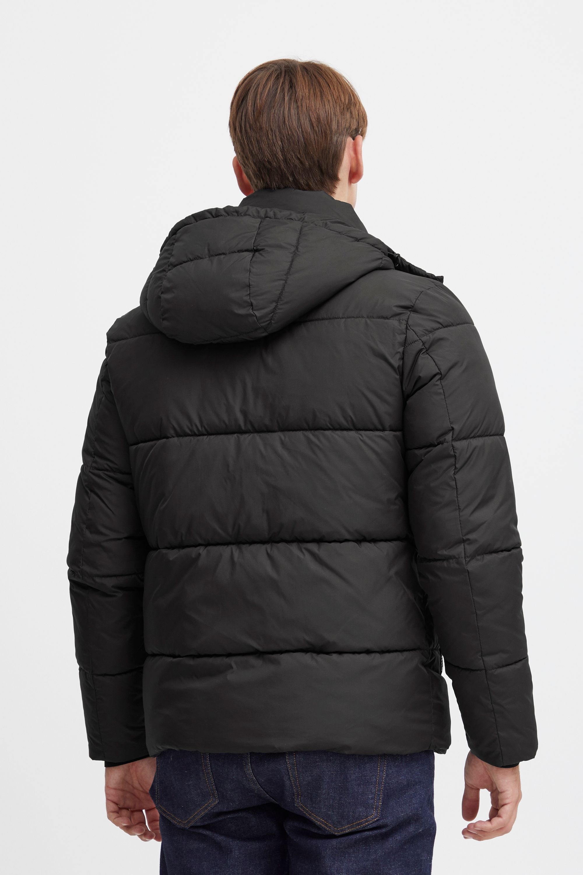 Steppjacke CASUAL FRIDAY "Steppjacke CFWilson", Herren, Gr. XXXL, schwarz (anthrazit schwarz), Obermaterial: 100% Polyester PES., regular fit normal, Jacken Steppjacke 3