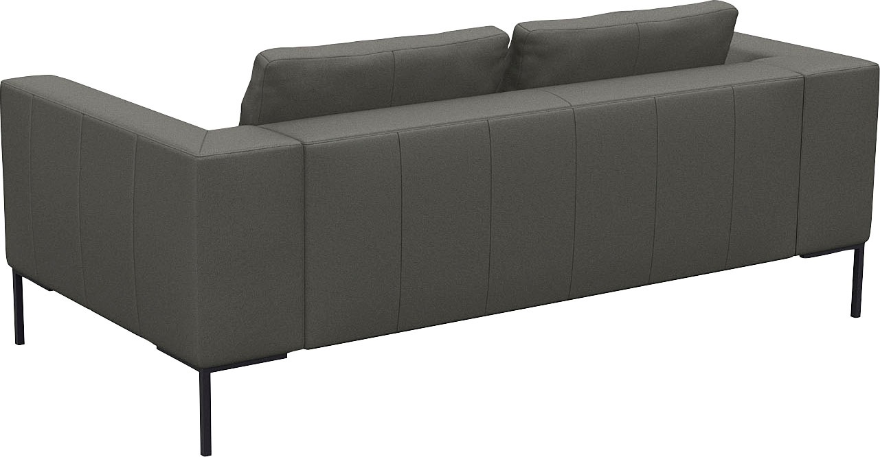 FLEXLUX 2,5-Sitzer »Loano«, modernes Sofa, frei im Raum stellbar, lose Kissen, Kaltschaum im Sitz