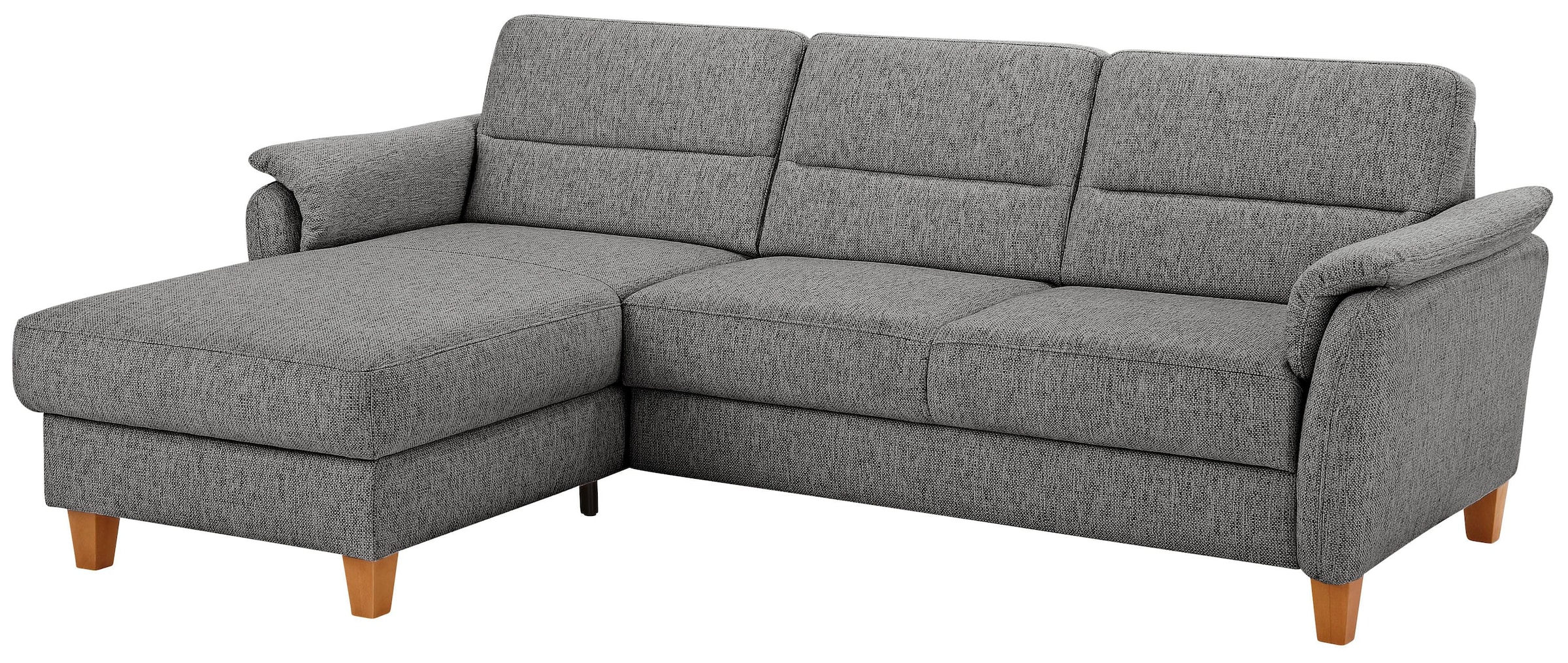 Home affaire Ecksofa "Palmera L-Form, B: 244 cm - OTTO. Verlässliche Qualität." optional Schlaffunktion & Bettkasten, Federkern