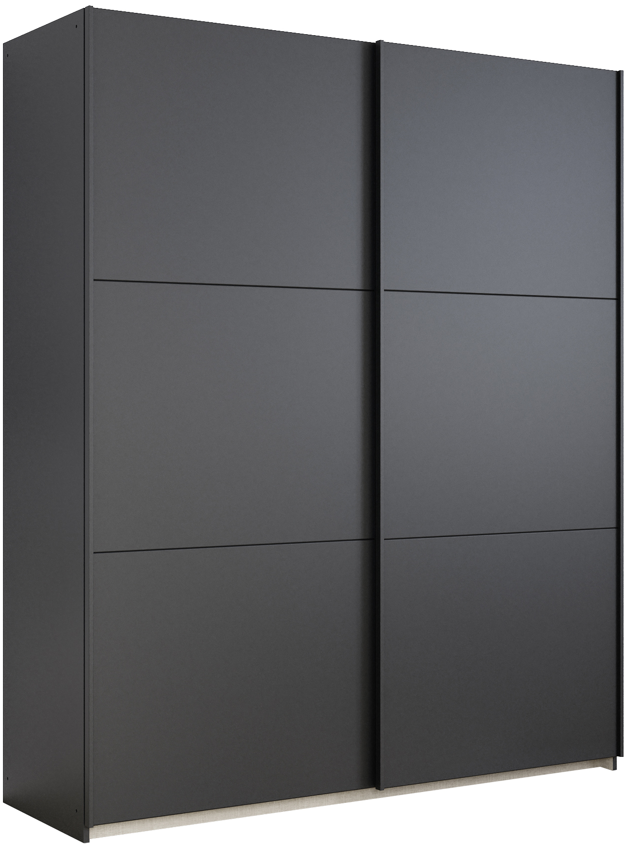 rauch Schwebetürenschrank "Kleiderschrank Drehtürenschrank Schrank Garderobe KRONACH" in 3 Ausstattungen BASIC/CLASSIC/PREMIUM, Breiten 131/175/218/261 cm, optional ohne, mit 1 oder 2 Spiegel, viel Stauraum MADE IN GERMANY