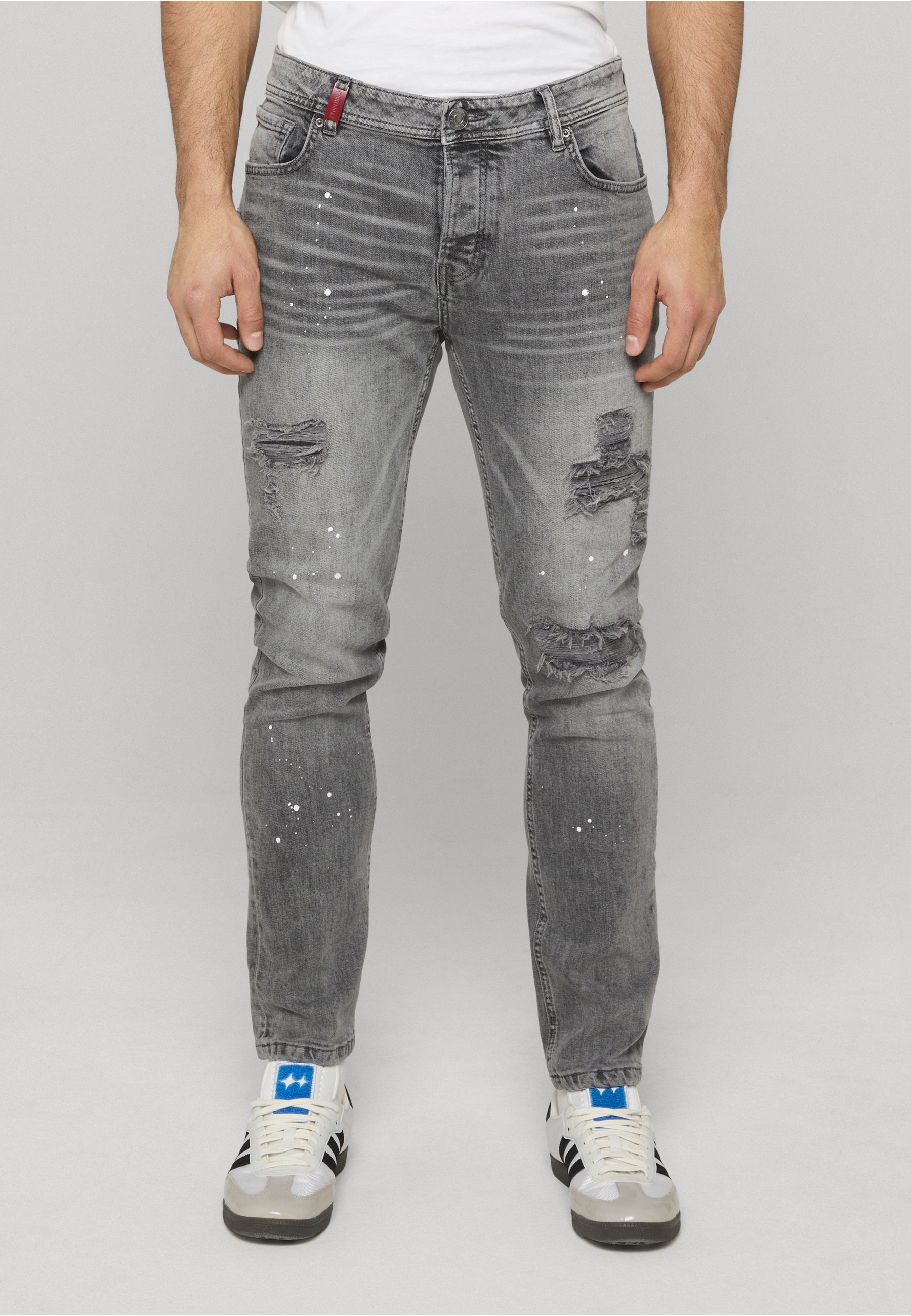 2Y Premium Bequeme Jeans »2Y Premium 2Y MATEO DESTROYED SLIM FIT JEANS«