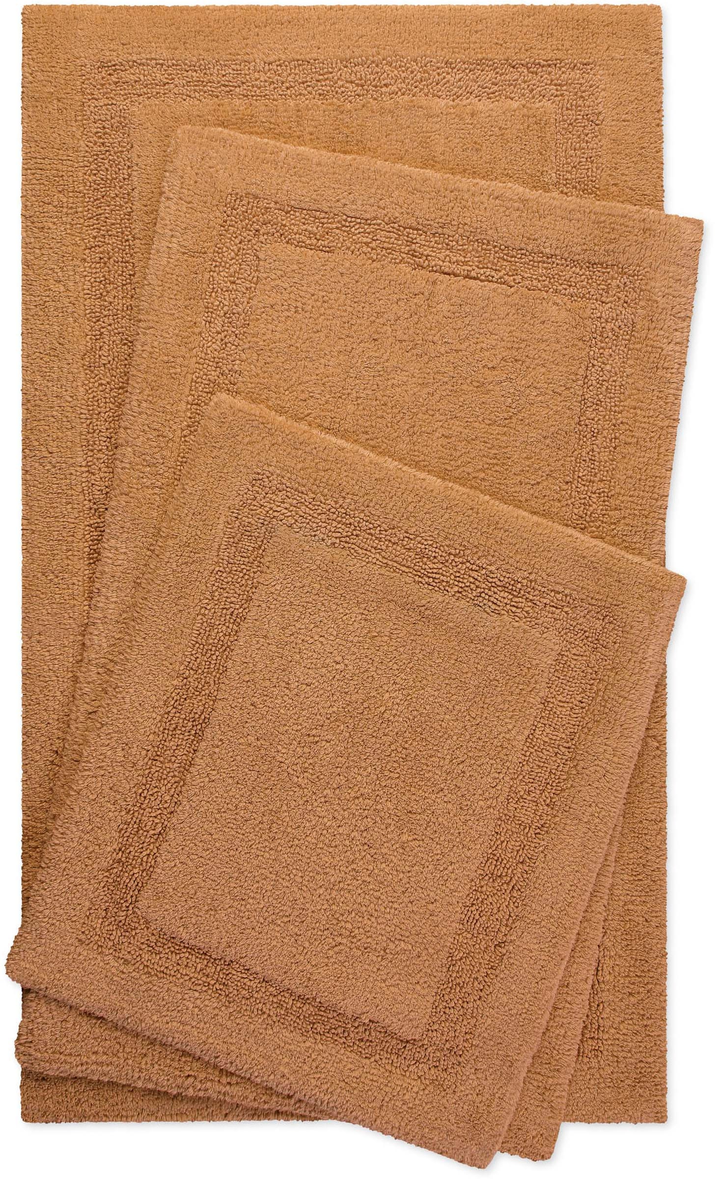 Wecon home Basics Badematte »Knut« Höhe 20 mm waschbar, rutschfest, strapazierfähig, pflegeleicht, Bordüre, weich