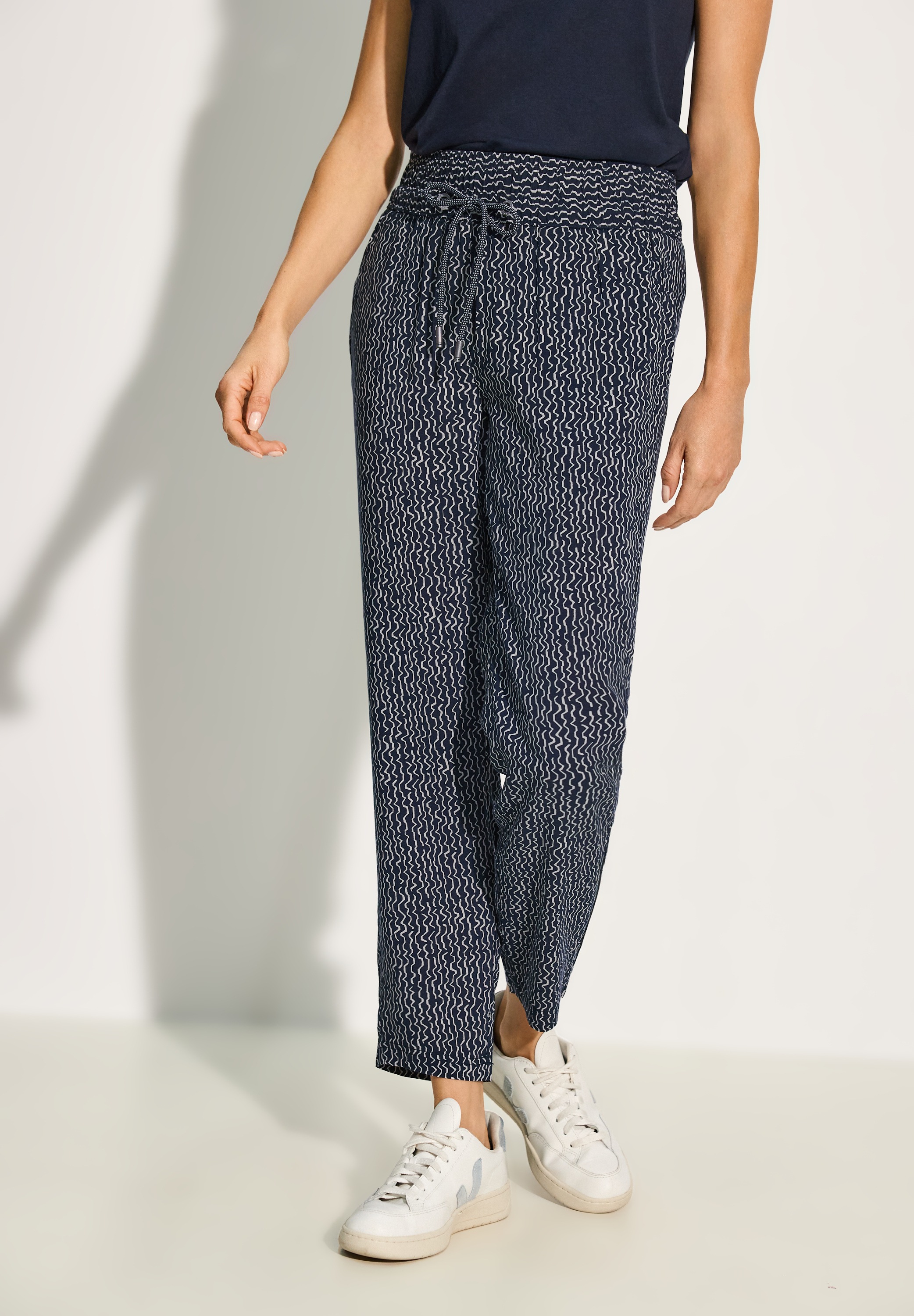 Cecil Jogger Pants "CHELSEA", mit All-Over Print