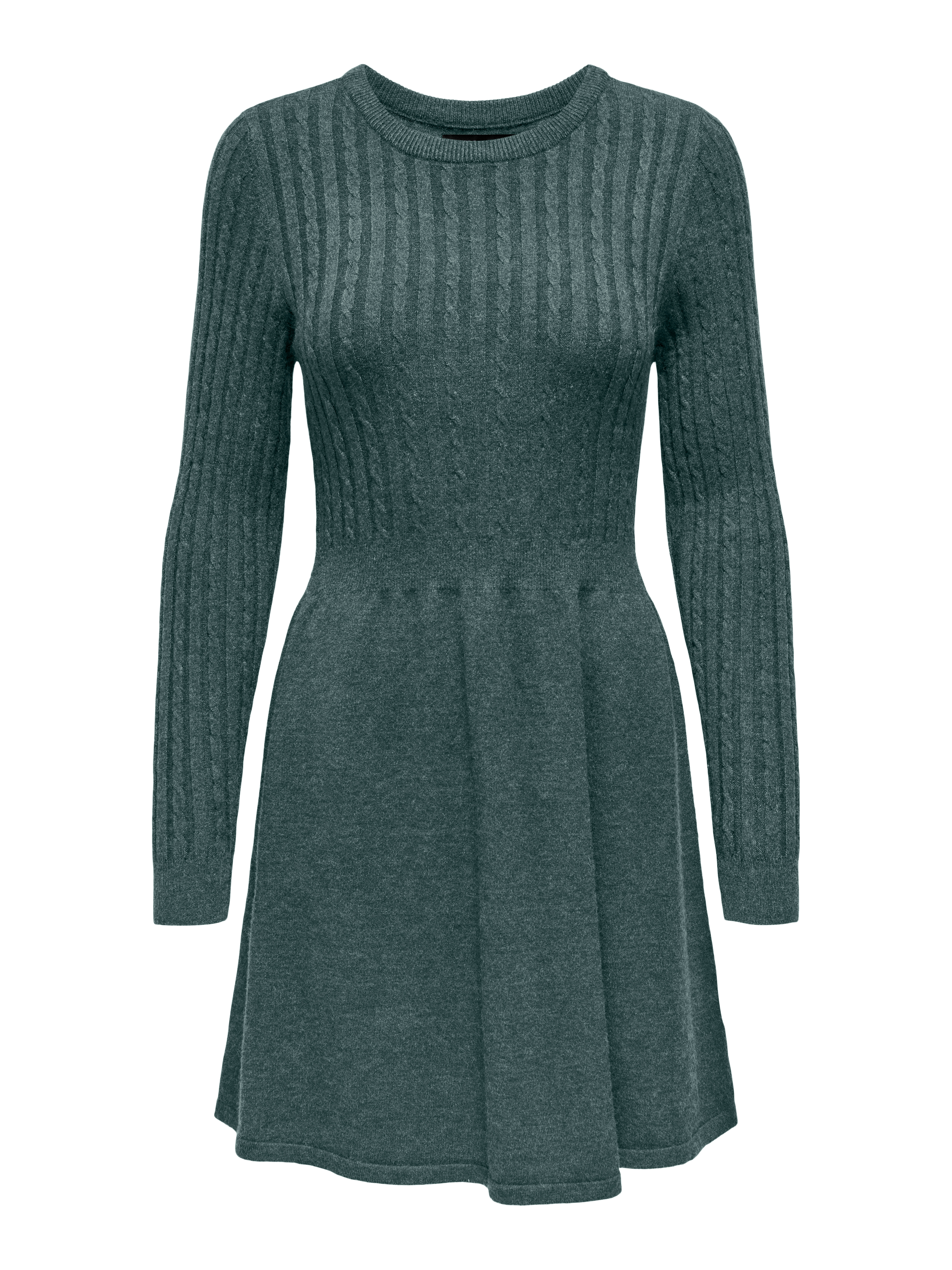 ONLY Strickkleid "ONLFIA LS CABLE DRESS KNT" Viskosemischung, regular fit