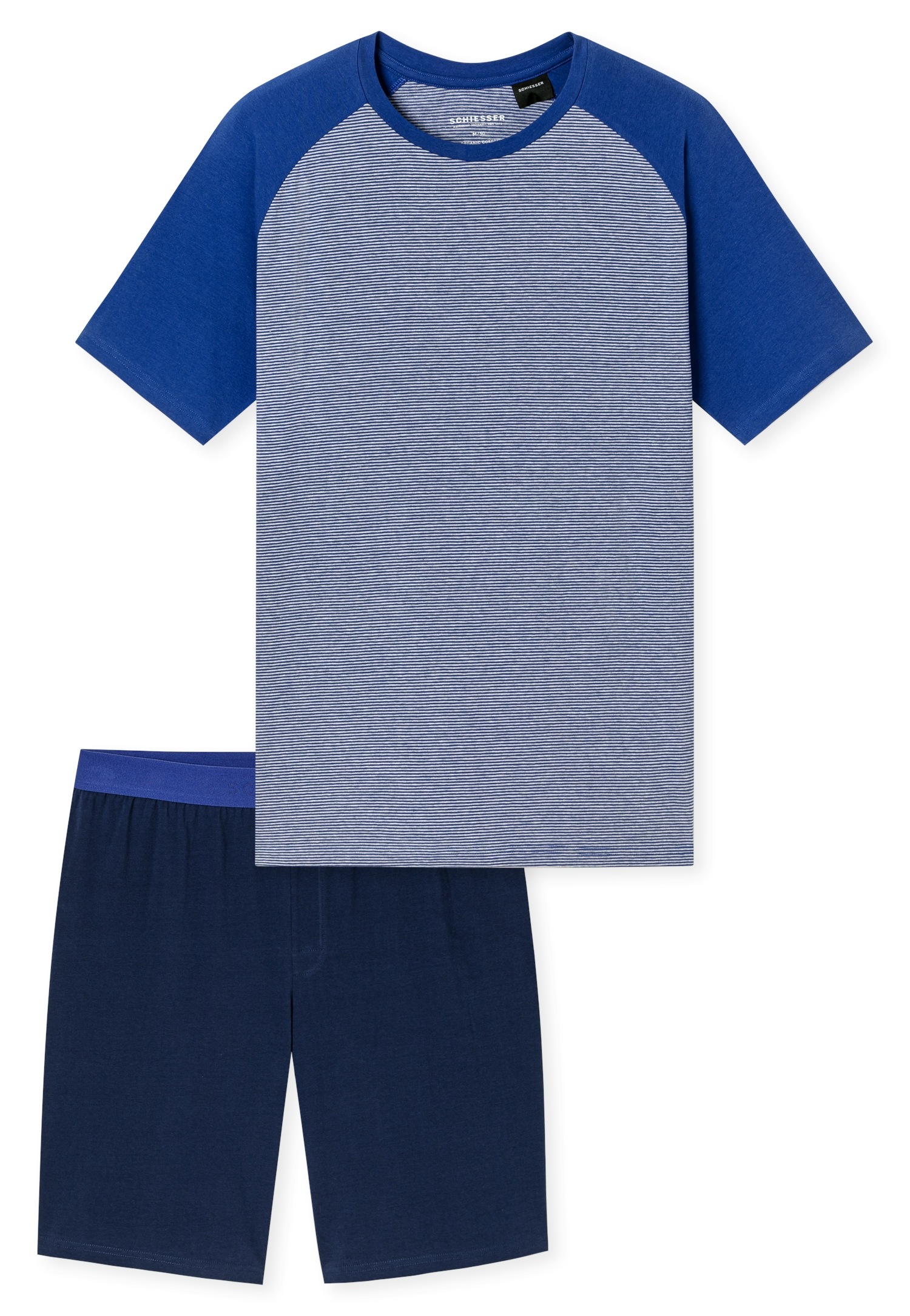 Schiesser Shorty "95/5 Nightwear" 2 mit Rundhalsausschnitt, Kurzarm, in Sin günstig online kaufen