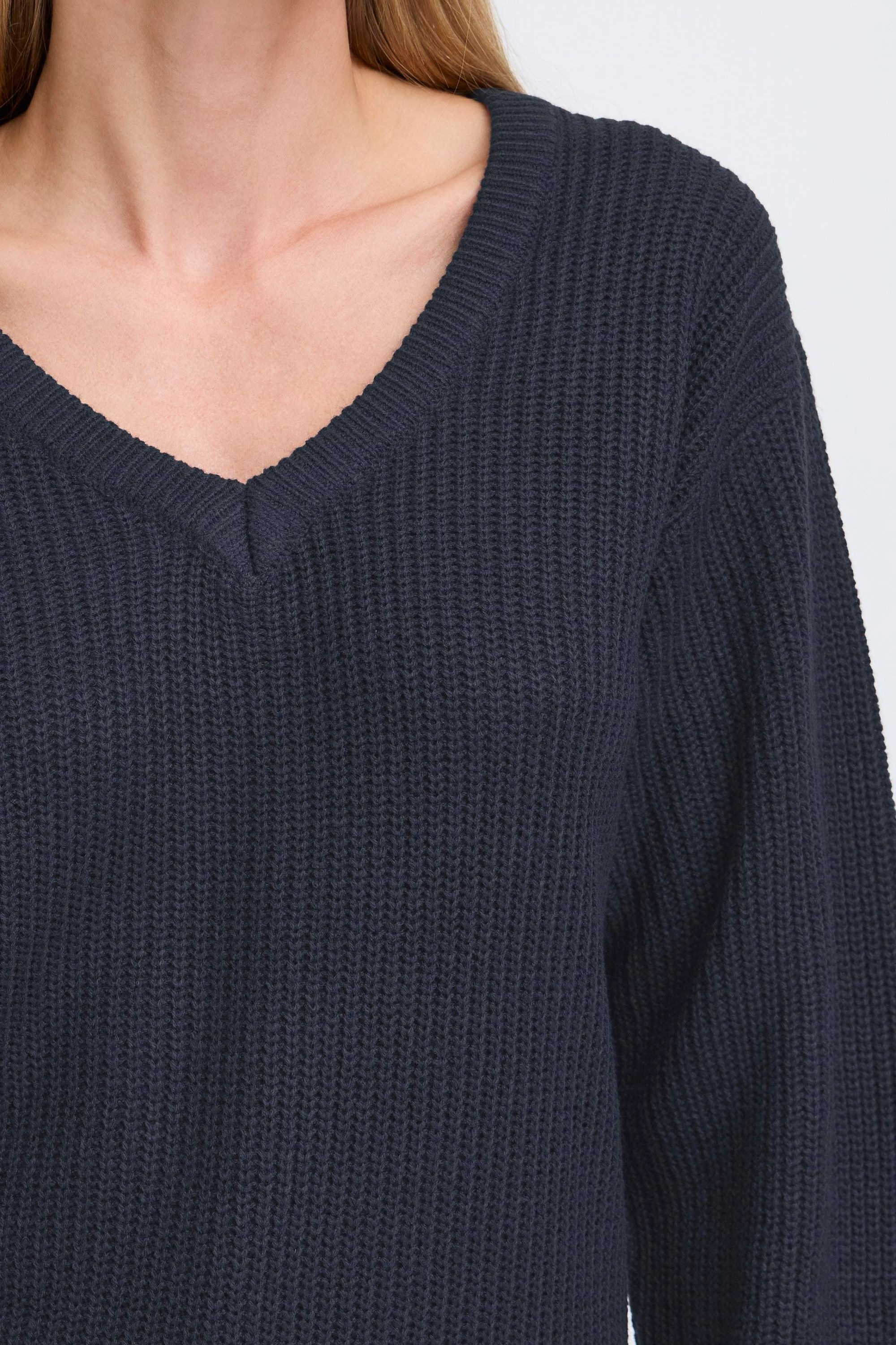 OXMO Strickfleece-Pullover »Strickpullover OXISANDIE LS«