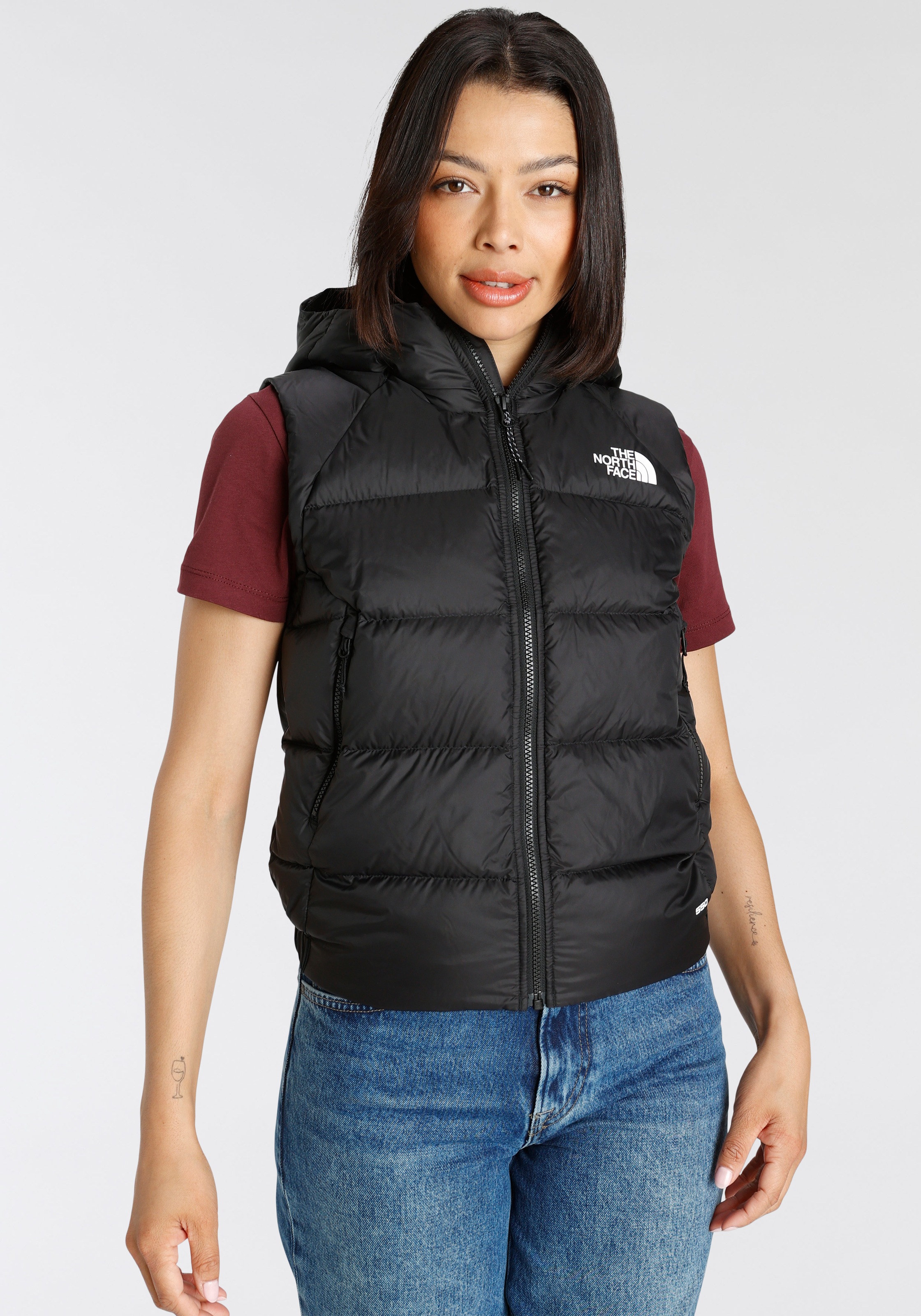 The North Face Daunenweste "W HYALITE VEST TNF BLACK", Daunenweste, leicht, günstig online kaufen